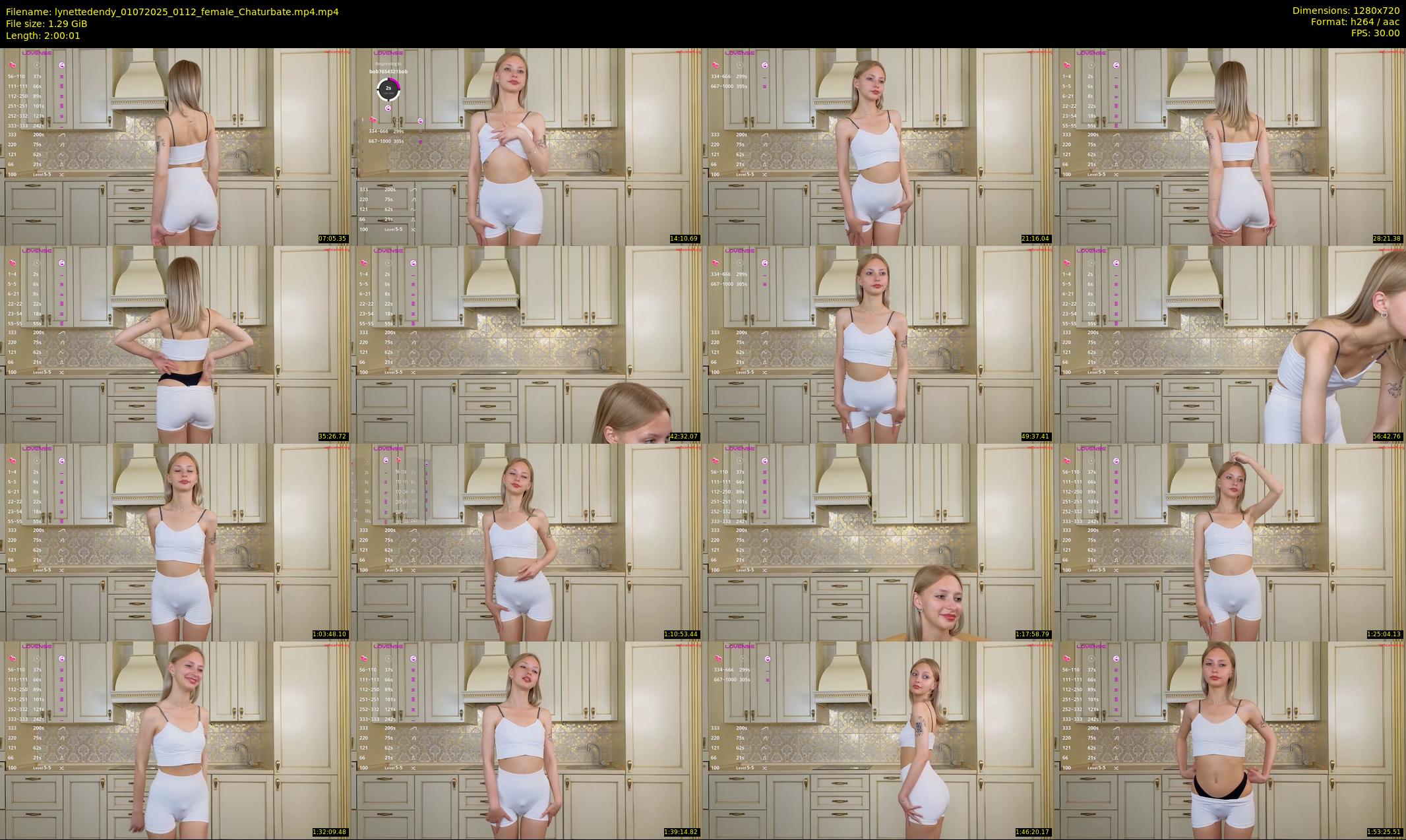 lynettedendy — 121 minute Chaturbate female cam show recording, 720p, Jul 1, 2025