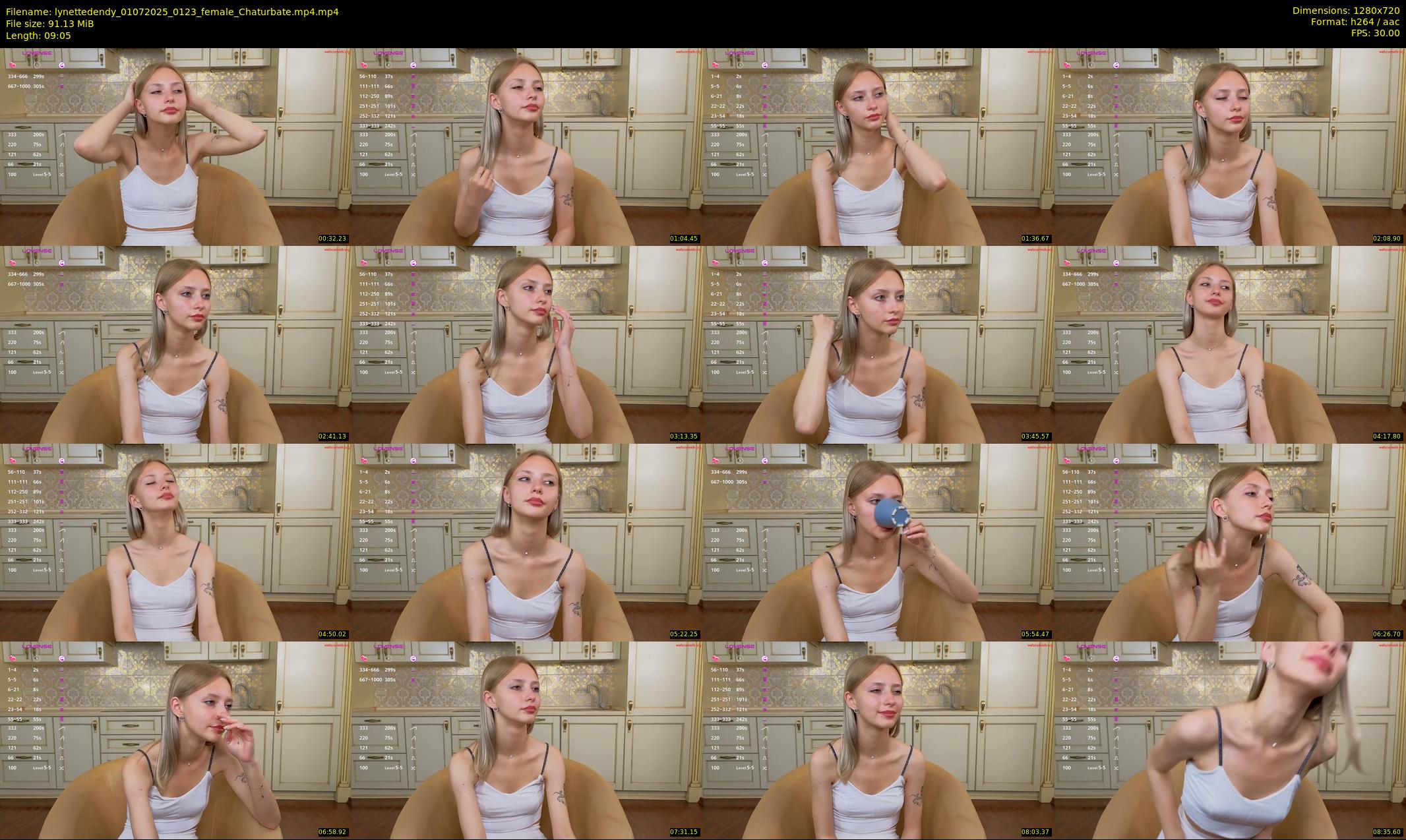 lynettedendy — 10 minute Chaturbate female cam show recording, 720p, Jul 1, 2025