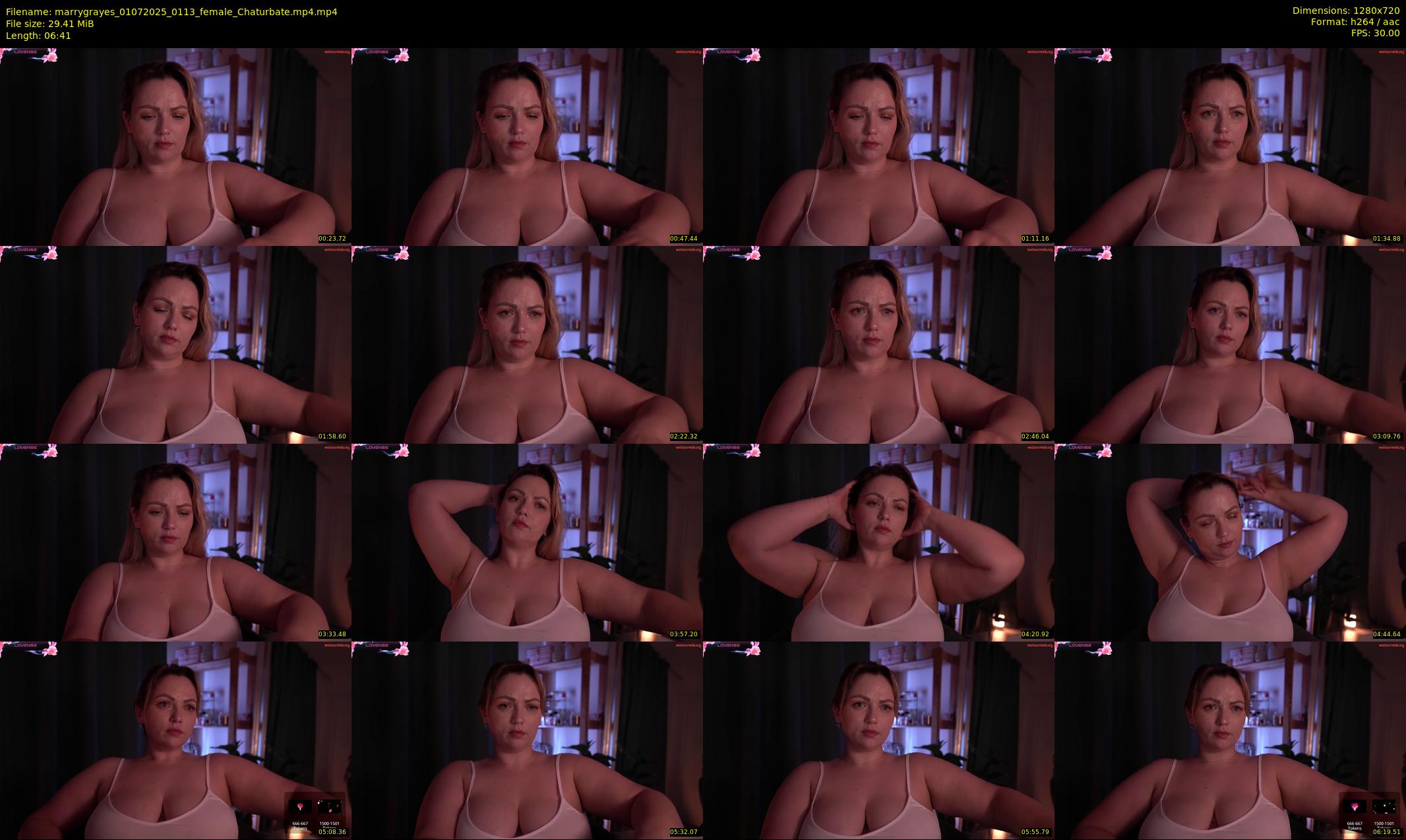marrygrayes — 7 minute Chaturbate female cam show recording, 720p, Jul 1, 2025