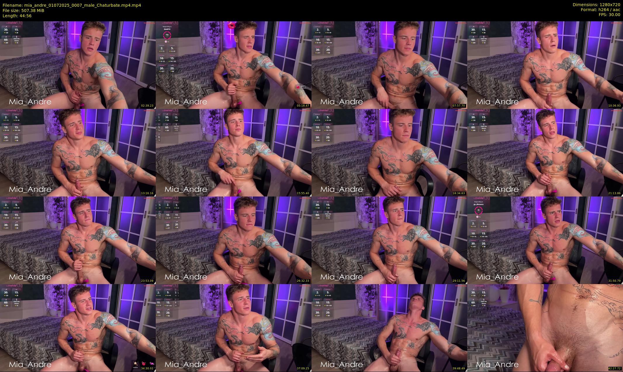 mia_andre — 45 minute Chaturbate couple cam show recording, 720p, Jul 1, 2025