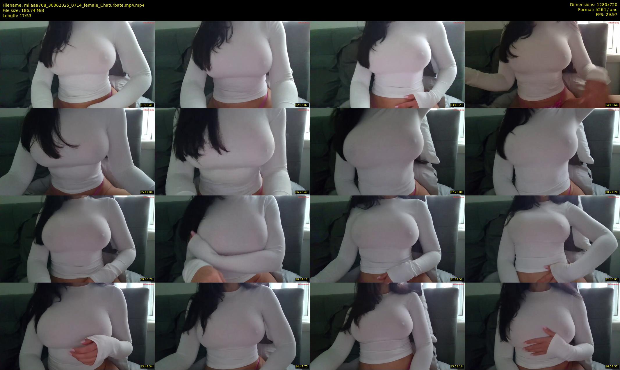 milaaa708 — 18 minute Chaturbate female cam show recording, 720p, Jun 30, 2025