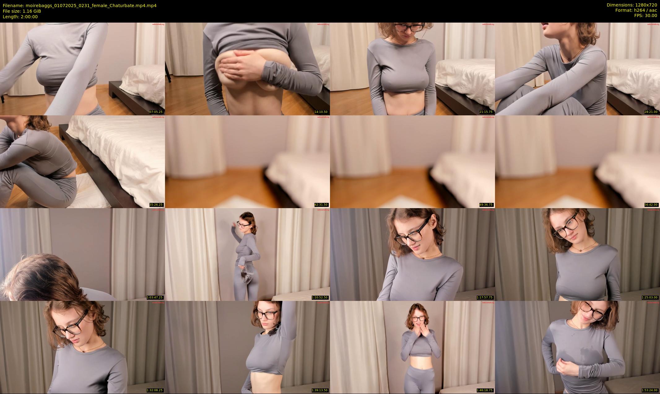 moirebaggs — 120 minute Chaturbate female cam show recording, 720p, Jul 1, 2025