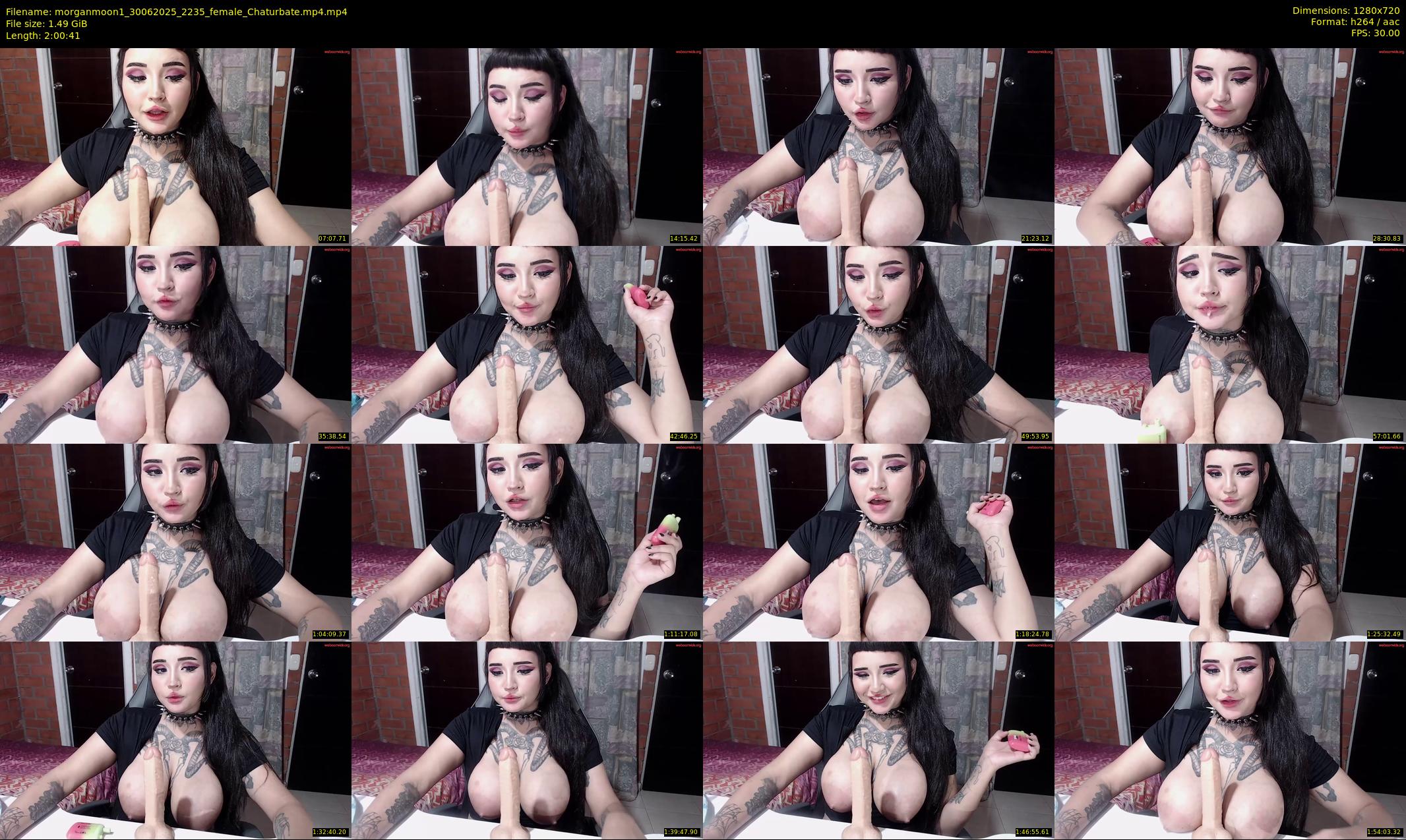morganmoon1 — 121 minute Chaturbate female cam show recording, 720p, Jun 30, 2025