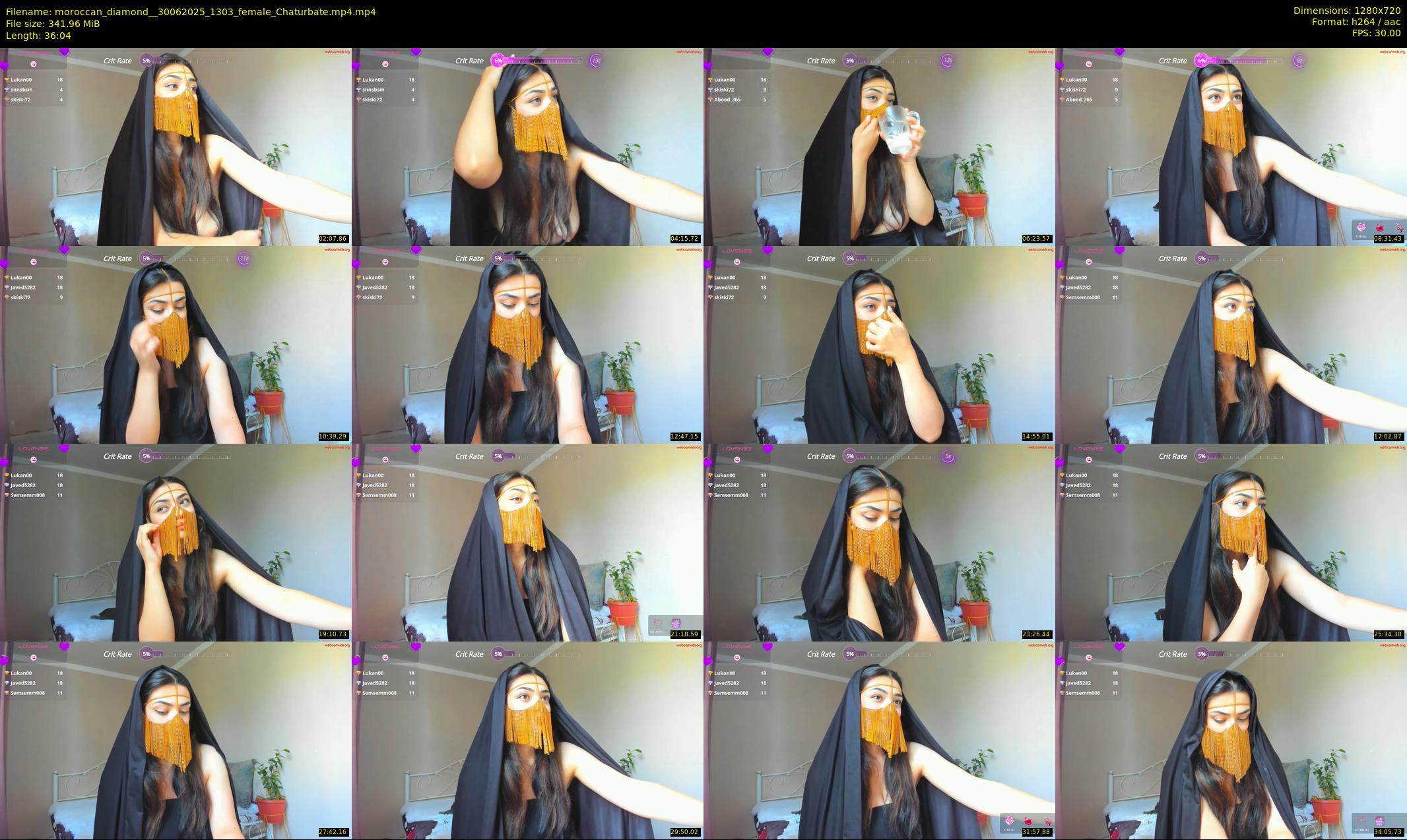 moroccan_diamond_ — 37 minute Chaturbate female cam show recording, 720p, Jun 30, 2025