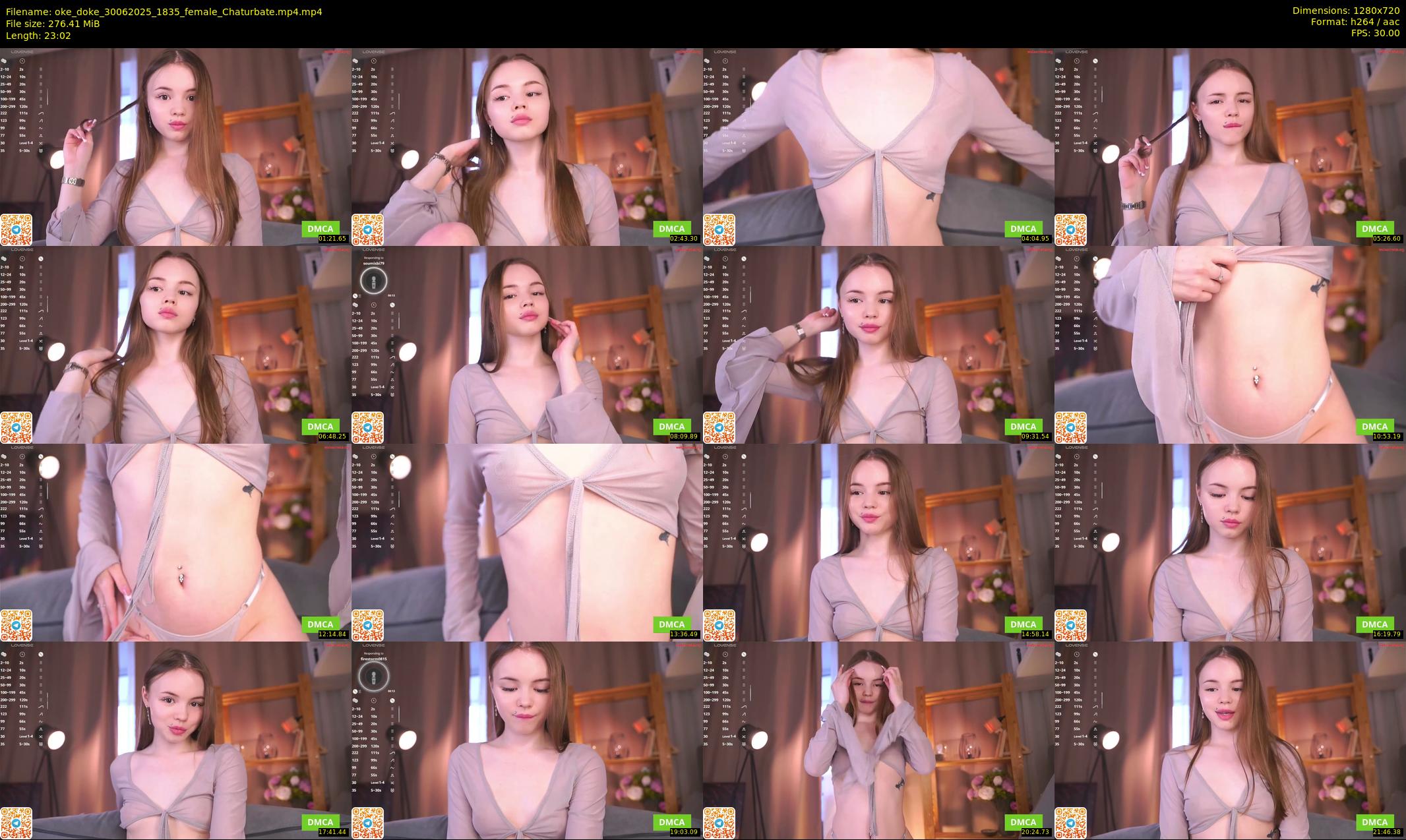 oke_doke — 24 minute Chaturbate female cam show recording, 720p, Jun 30, 2025