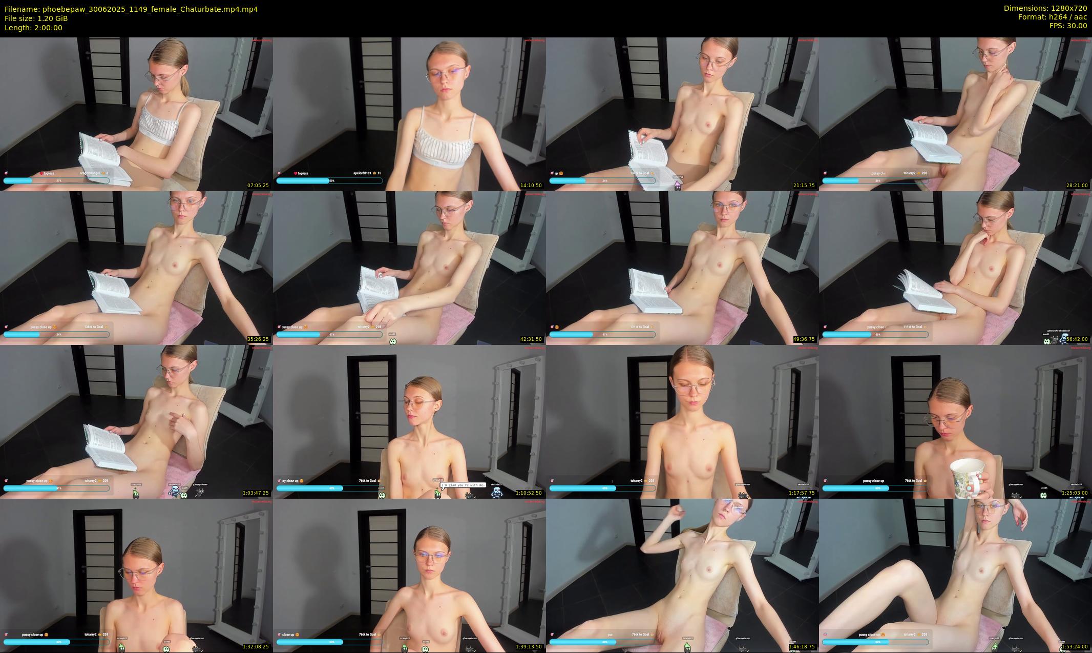 phoebepaw — 120 minute Chaturbate female cam show recording, 720p, Jun 30, 2025