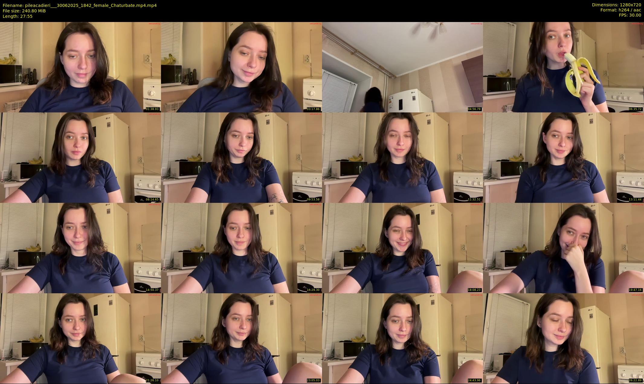 pileacadieri__ — 28 minute Chaturbate female cam show recording, 720p, Jun 30, 2025