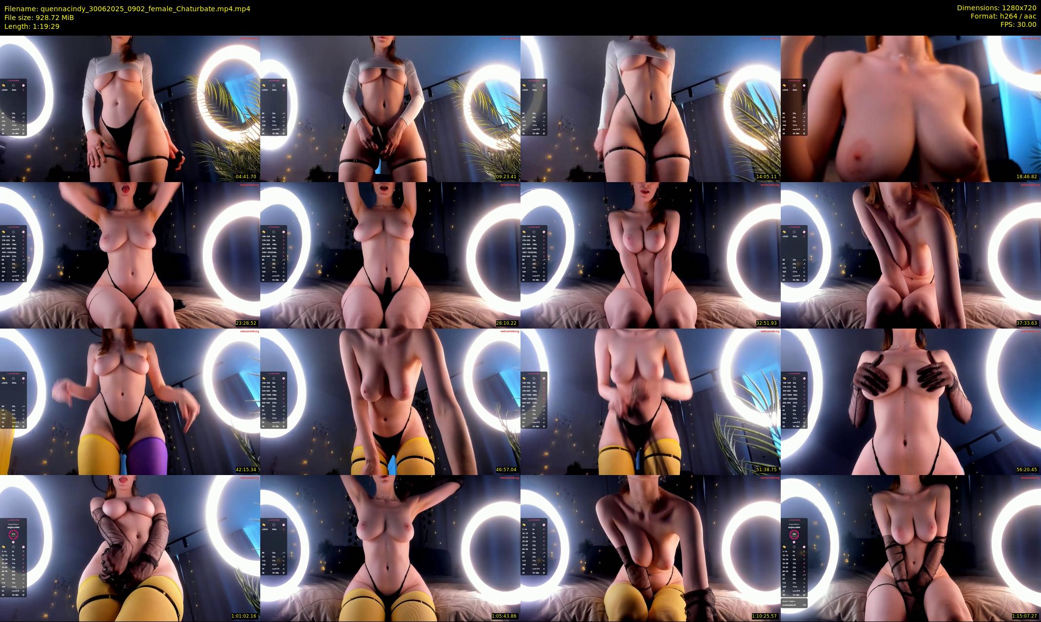 quennacindy — 80 minute Chaturbate female cam show recording, 720p, Jun 30, 2025