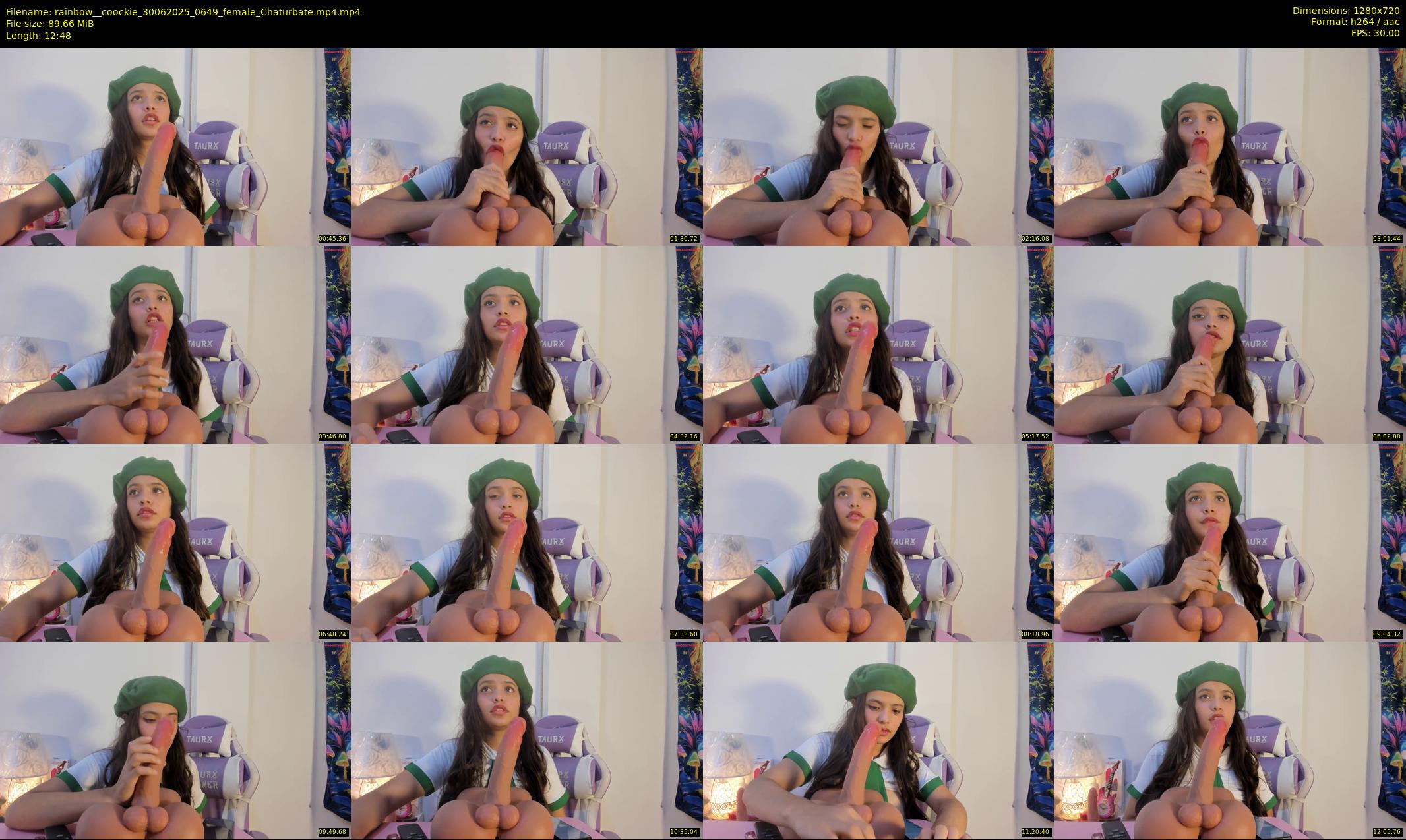 rainbow__coockie — 13 minute Chaturbate female cam show recording, 720p, Jun 30, 2025