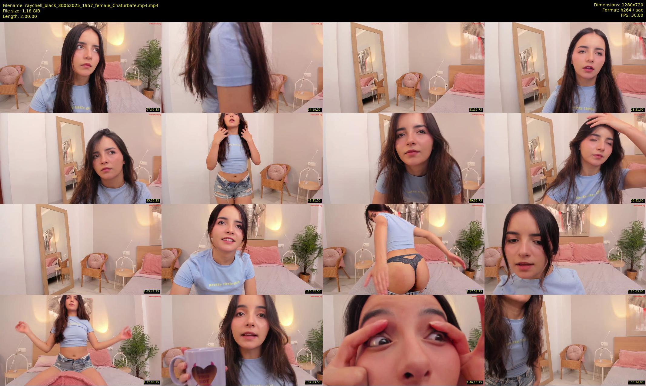 raychell_black — 120 minute Chaturbate female cam show recording, 720p, Jun 30, 2025