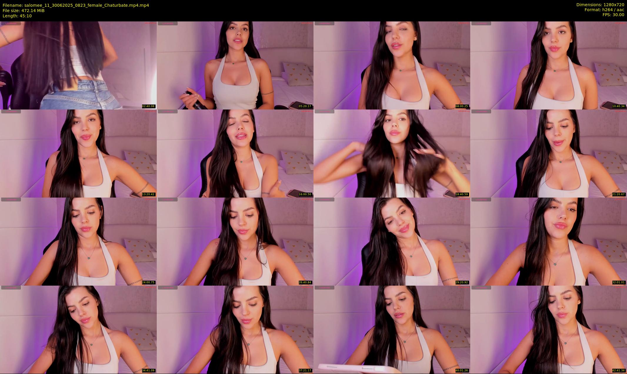 salomee_11 — 46 minute Chaturbate female cam show recording, 720p, Jun 30, 2025