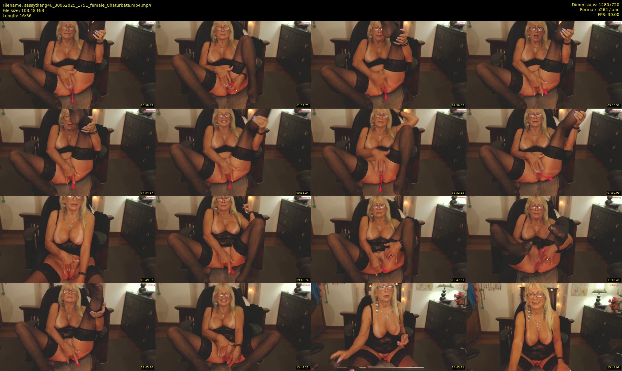 sassythang4u — 17 minute Chaturbate female cam show recording, 720p, Jun 30, 2025