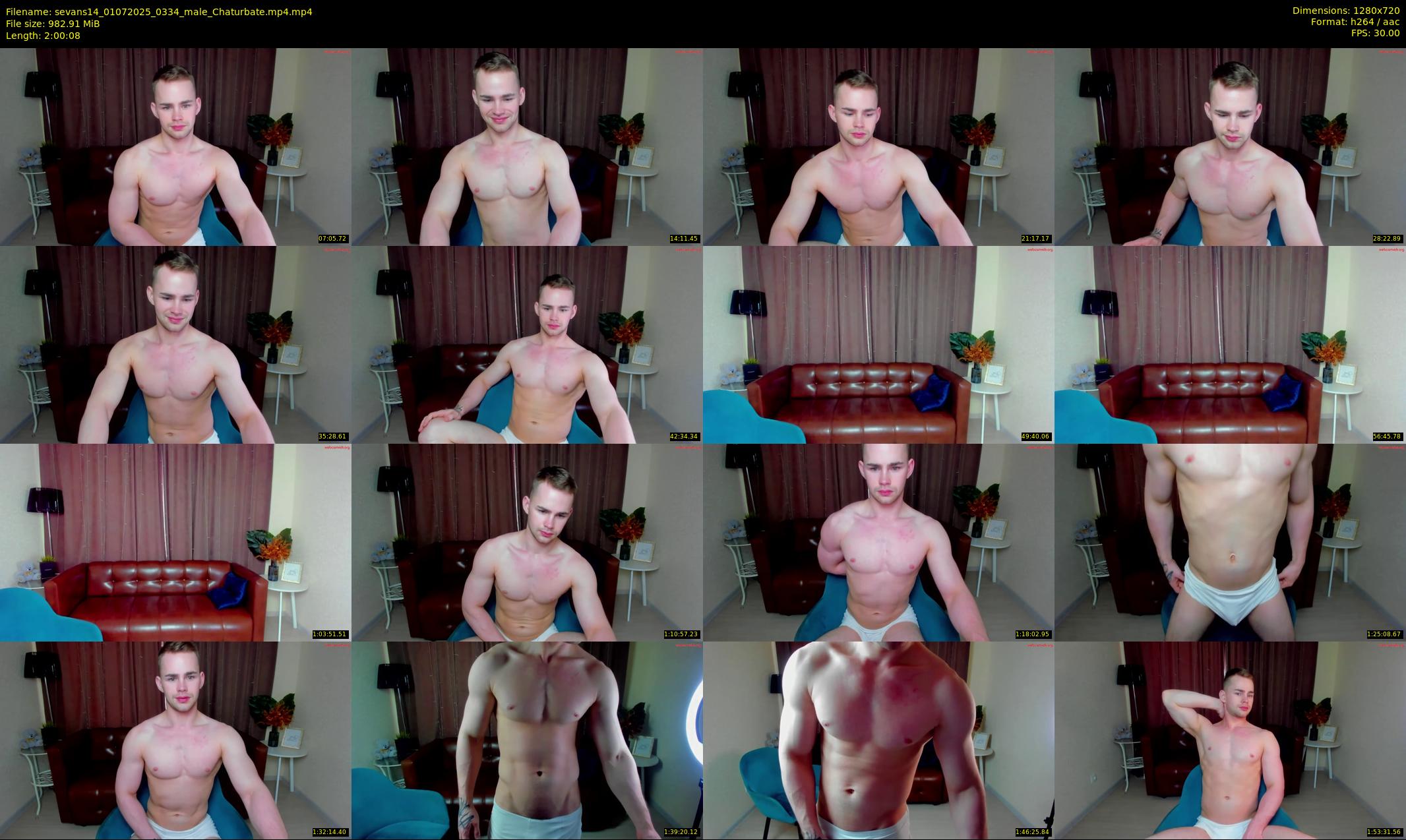 sevans14 — 121 minute Chaturbate male cam show recording, 720p, Jul 1, 2025