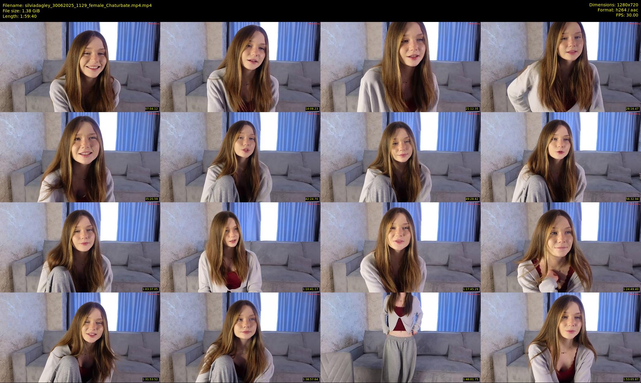 silviadagley — 120 minute Chaturbate female cam show recording, 720p, Jun 30, 2025