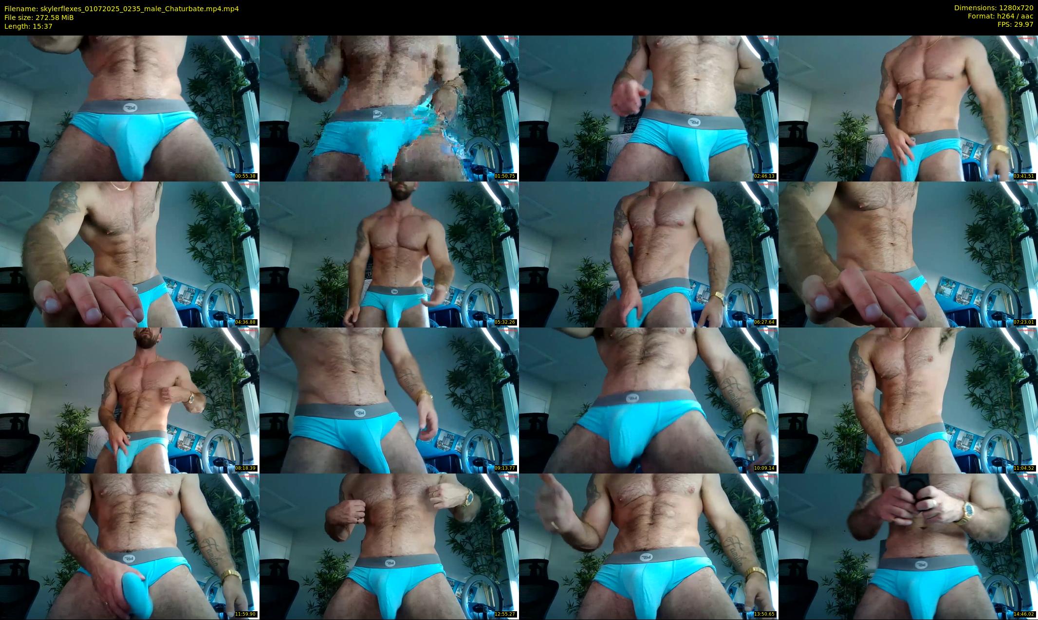 skylerflexes — 16 minute Chaturbate male cam show recording, 720p, Jul 1, 2025
