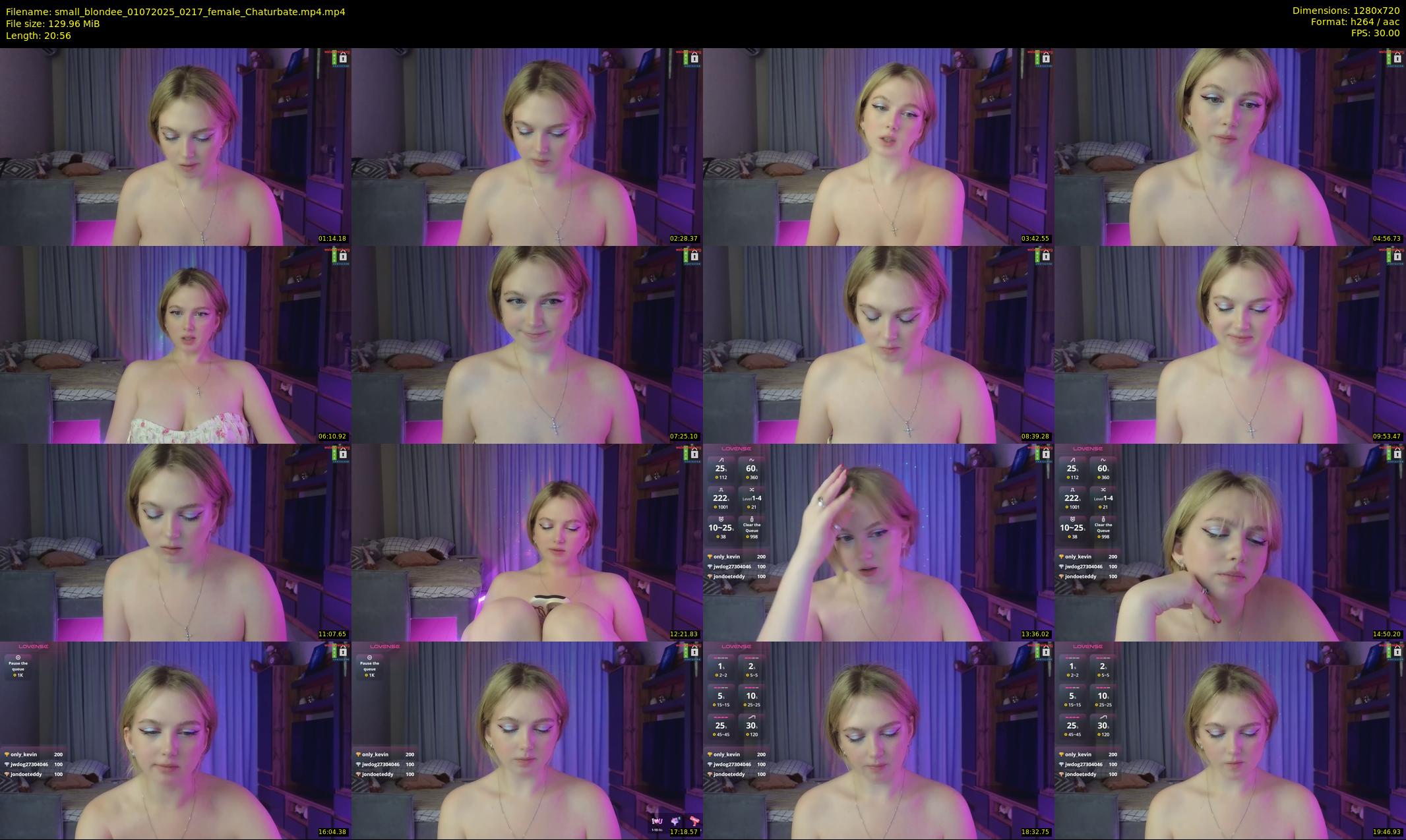 small_blondee — 21 minute Chaturbate female cam show recording, 720p, Jul 1, 2025
