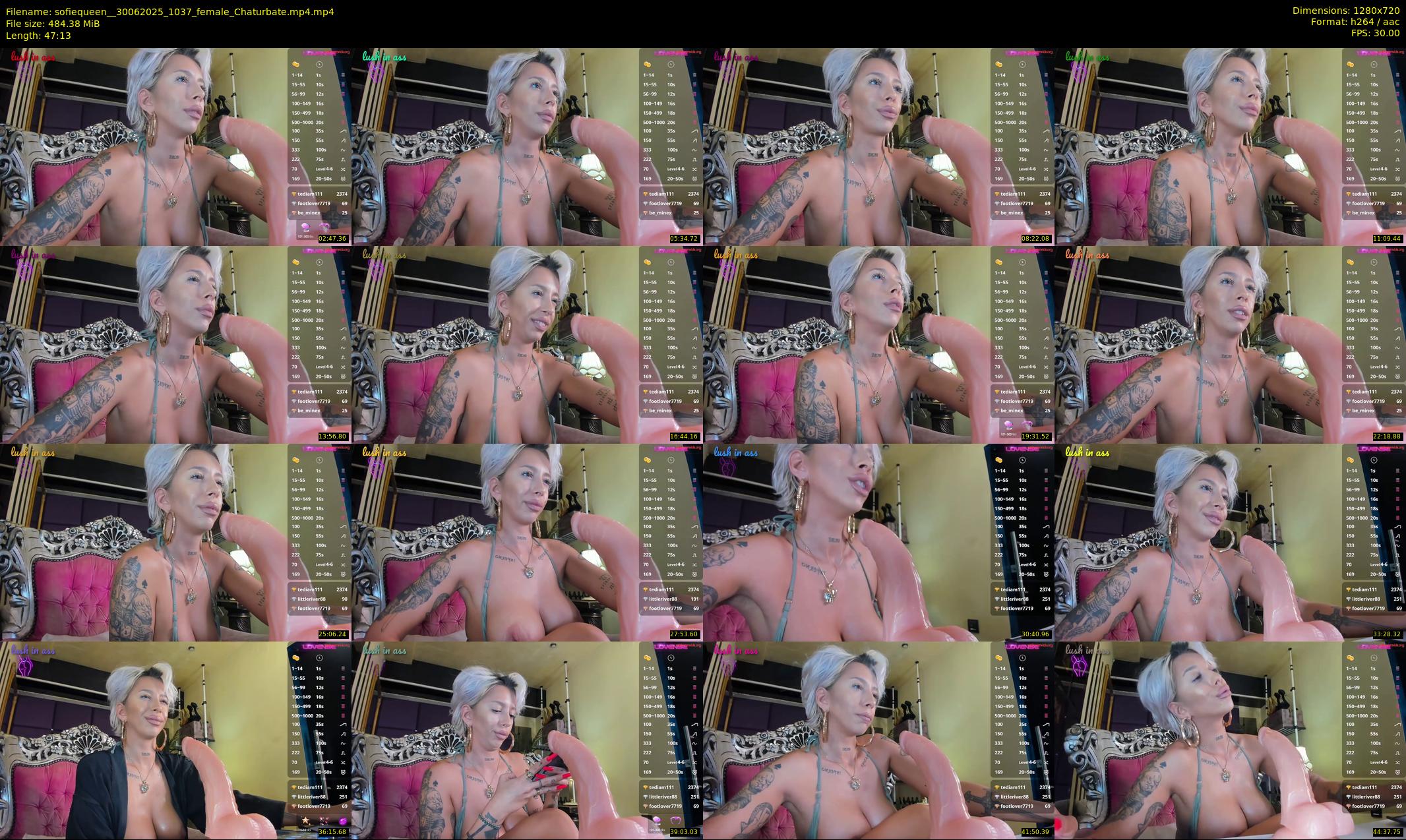 sofiequeen_ — 48 minute Chaturbate female cam show recording, 720p, Jun 30, 2025