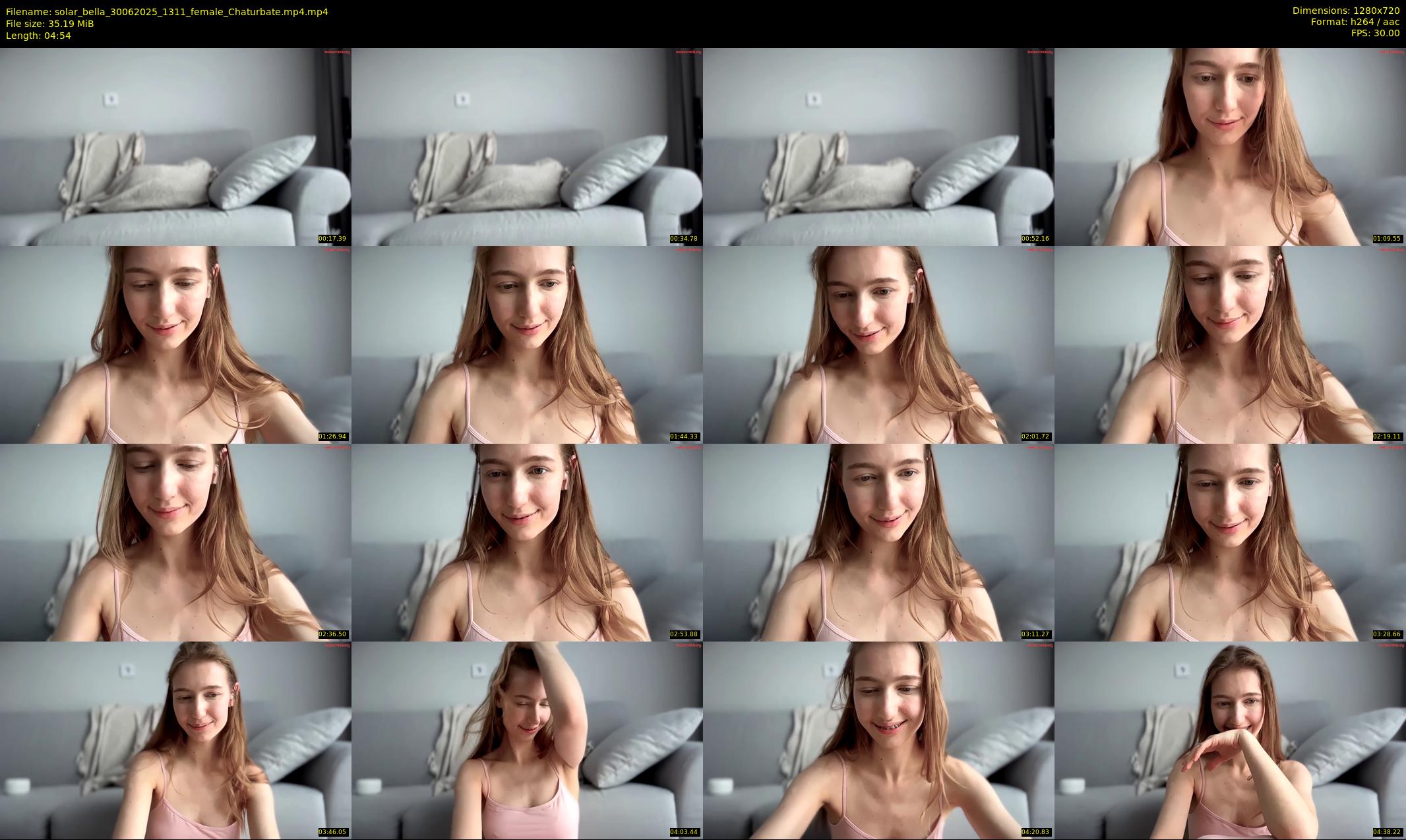 solar_bella — 5 minute Chaturbate female cam show recording, 720p, Jun 30, 2025