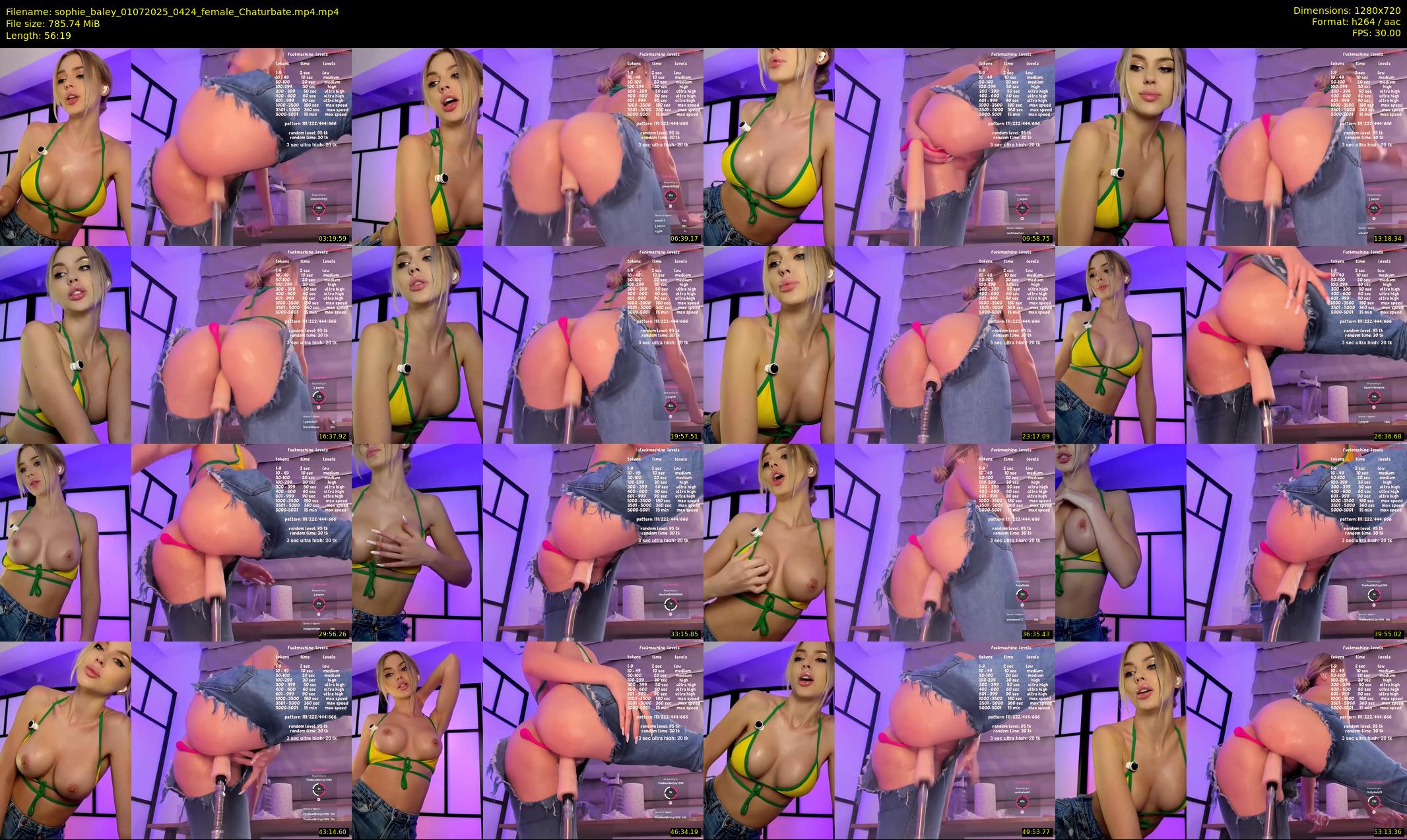 sophie_baley — 57 minute Chaturbate female cam show recording, 720p, Jul 1, 2025