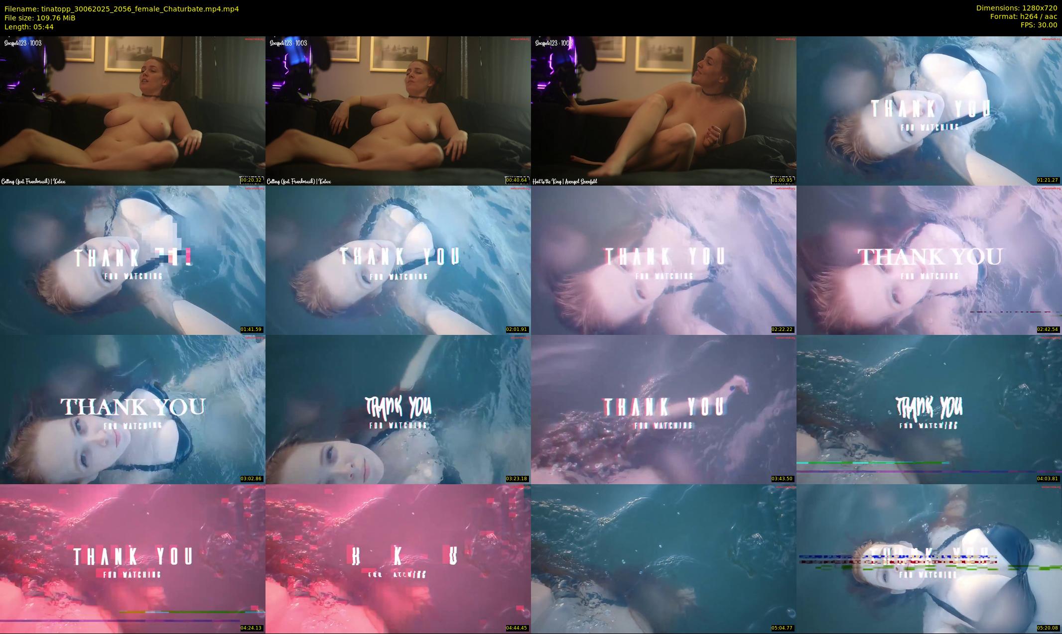 tinatopp — 6 minute Chaturbate female cam show recording, 720p, Jun 30, 2025