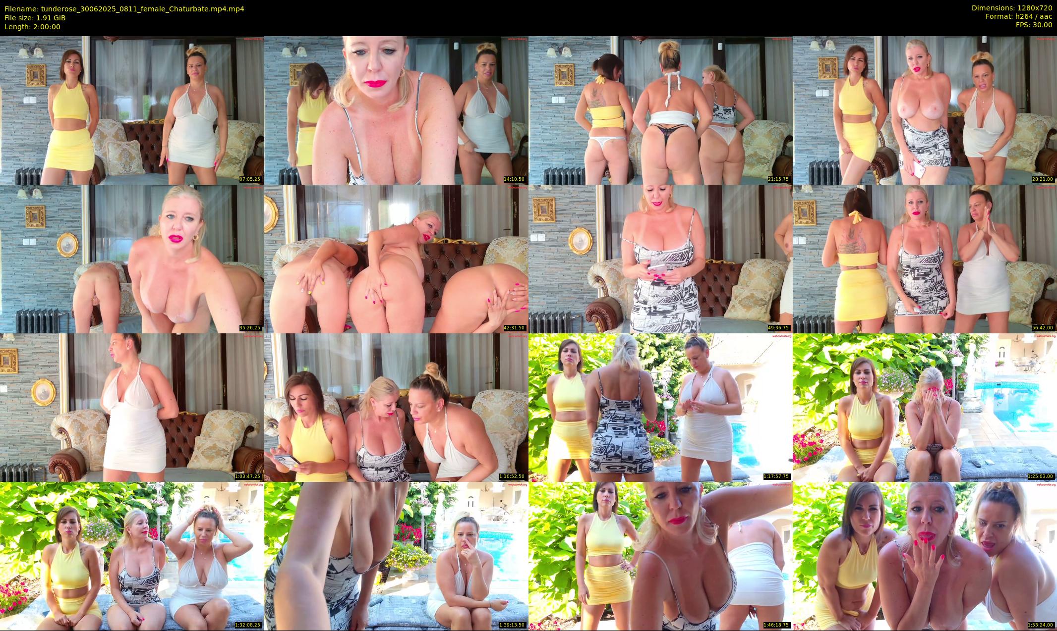 tunderose — 120 minute Chaturbate female cam show recording, 720p, Jun 30, 2025