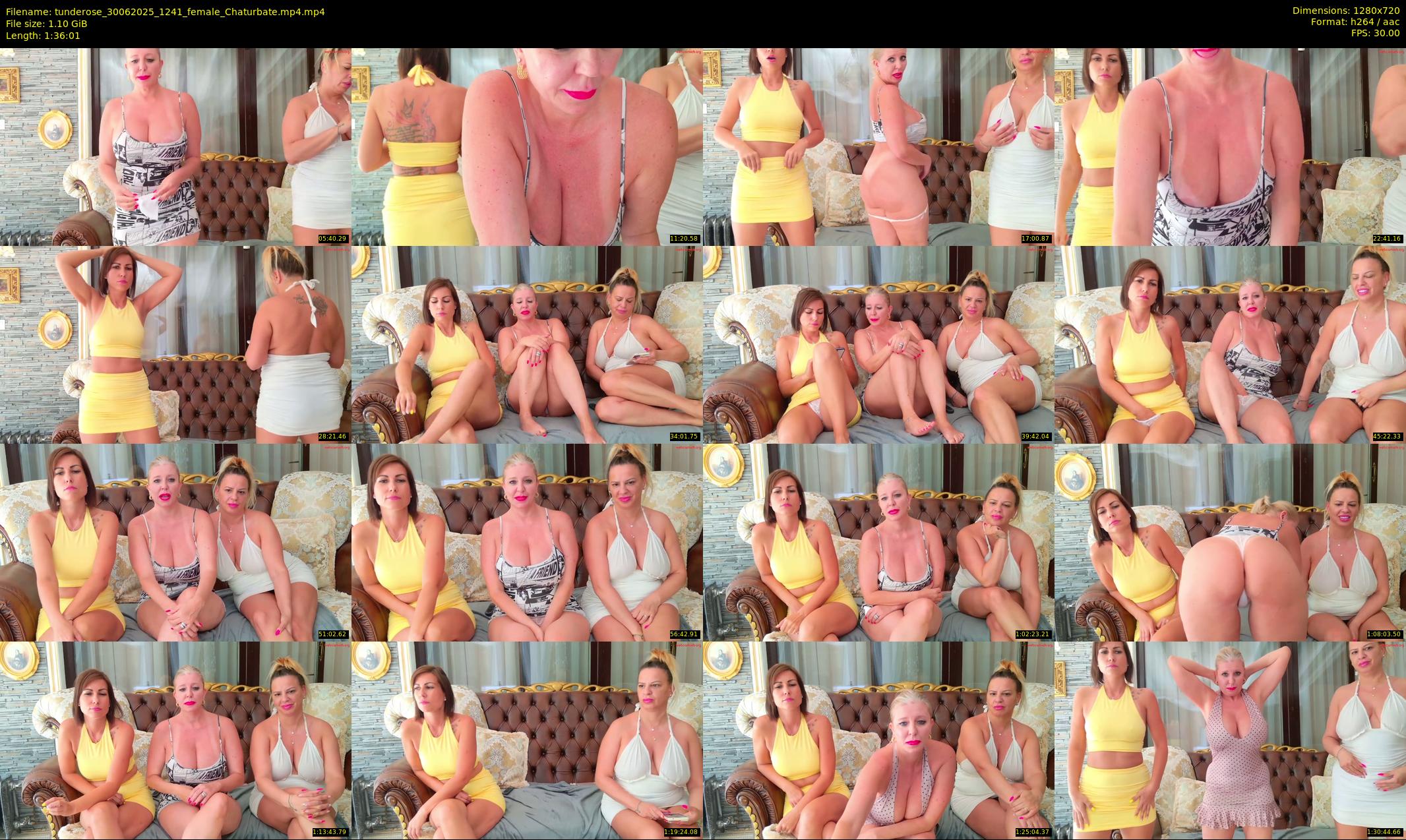 tunderose — 97 minute Chaturbate female cam show recording, 720p, Jun 30, 2025
