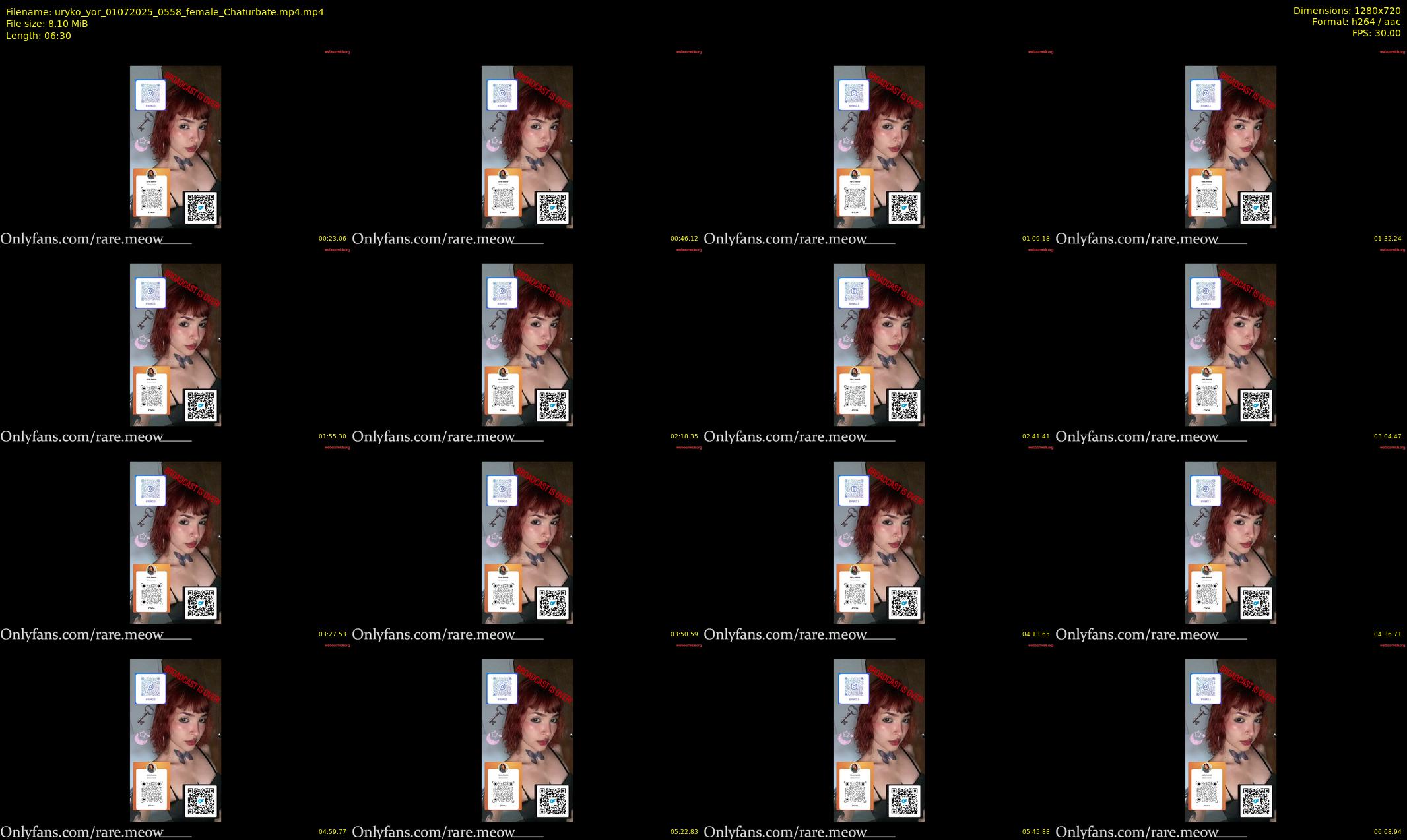 uryko_yor — 7 minute Chaturbate female cam show recording, 720p, Jul 1, 2025