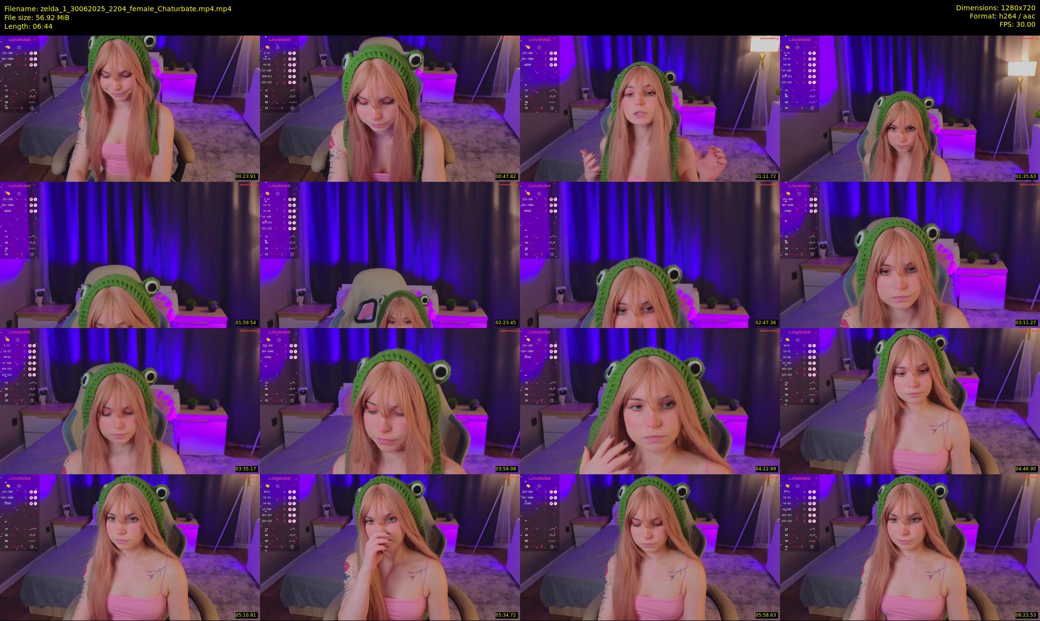 zelda_1 — 7 minute Chaturbate female cam show recording, 720p, Jun 30, 2025