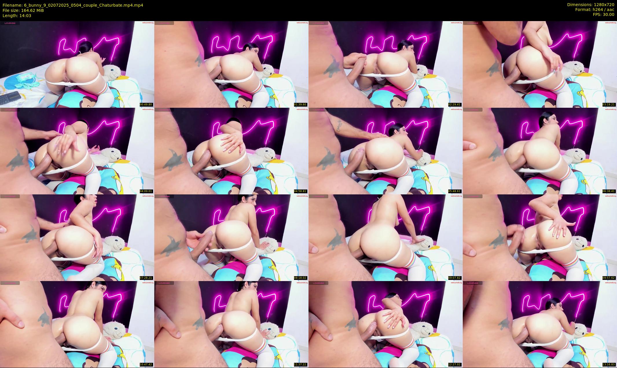 6_bunny_9 — 15 minute Chaturbate couple cam show recording, 720p, Jul 2, 2025