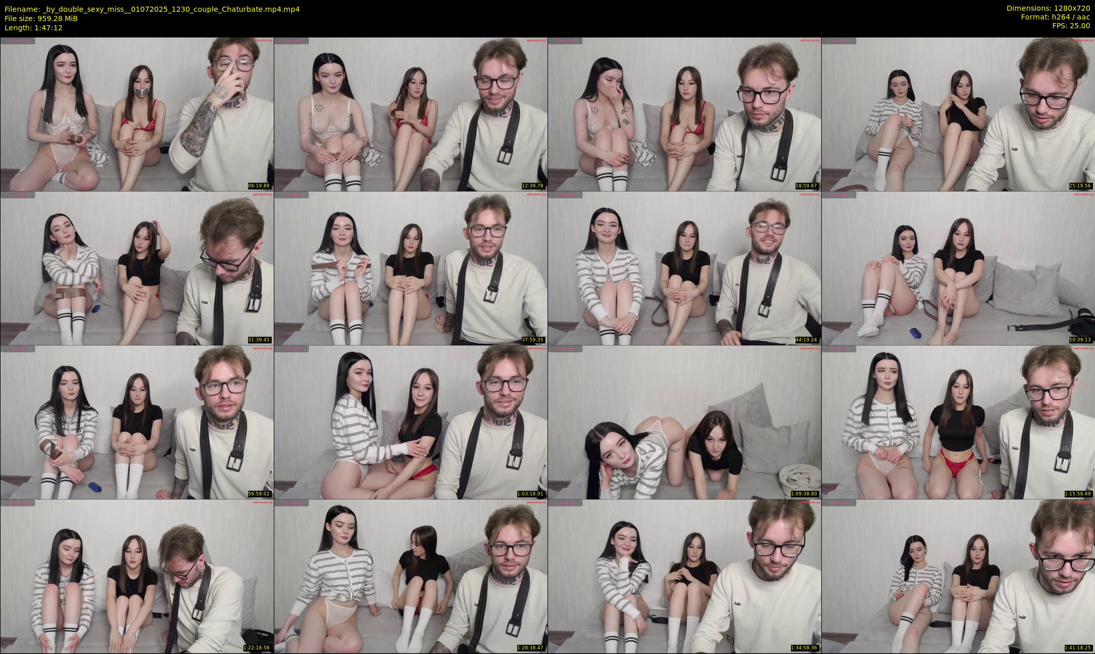 _by_double_sexy_miss_ — 108 minute Chaturbate couple cam show recording, 720p, Jul 1, 2025