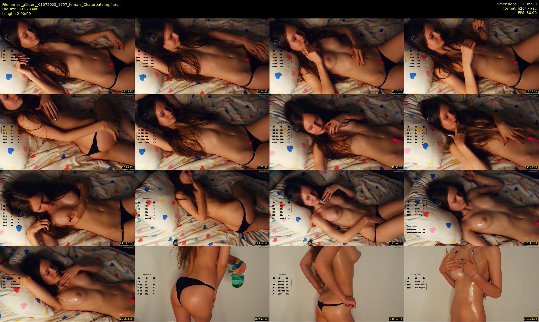 _g1ltter_ — 120 minute Chaturbate female cam show recording, 720p, Jul 1, 2025