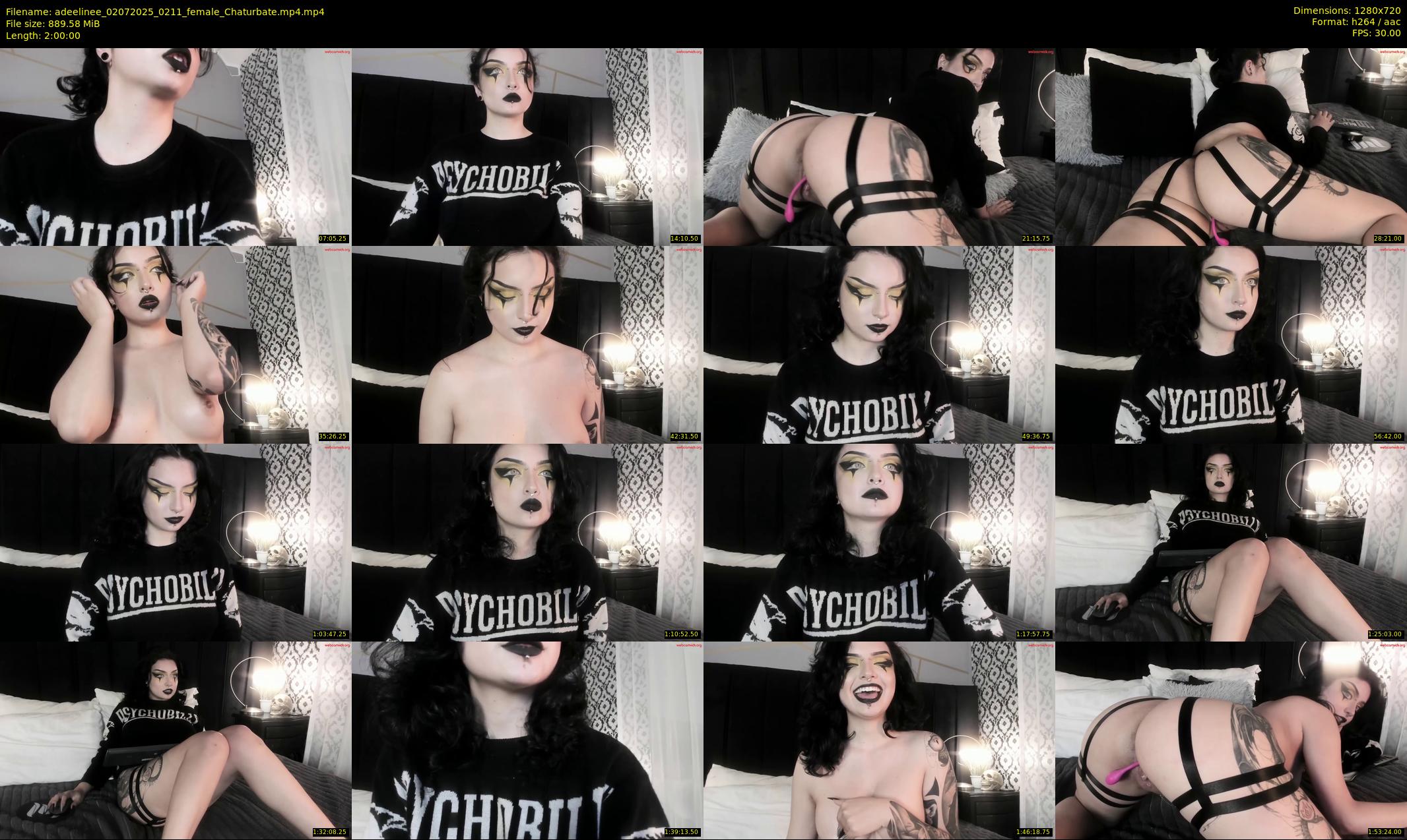 adeelinee — 120 minute Chaturbate female cam show recording, 720p, Jul 2, 2025