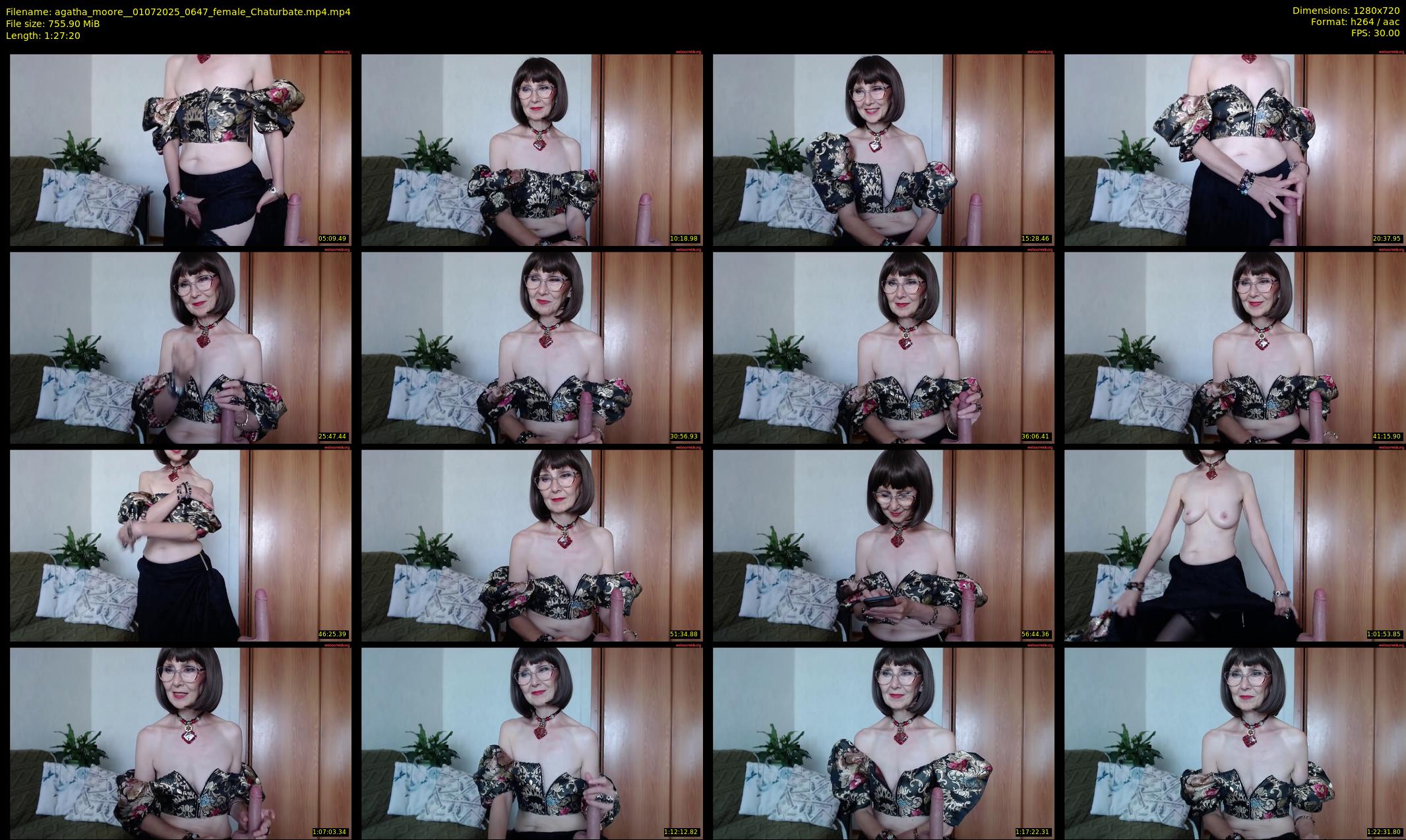 agatha_moore_ — 88 minute Chaturbate female cam show recording, 720p, Jul 1, 2025