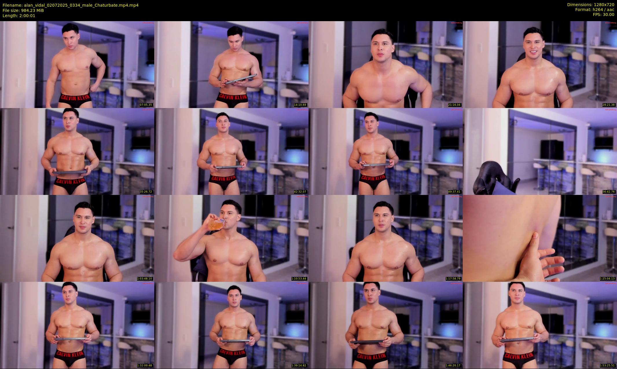 alan_vidal — 121 minute Chaturbate male cam show recording, 720p, Jul 2, 2025