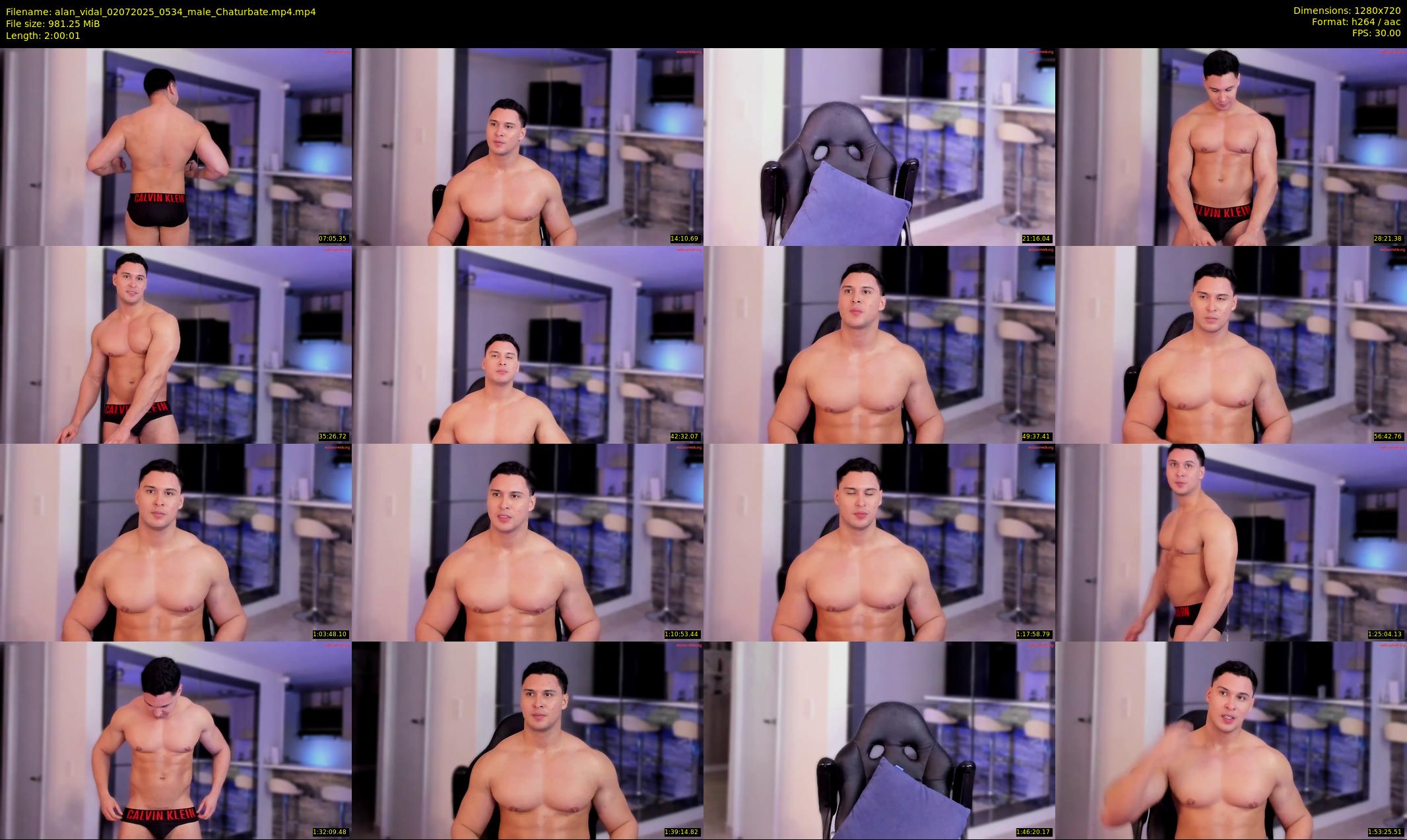 alan_vidal — 121 minute Chaturbate male cam show recording, 720p, Jul 2, 2025