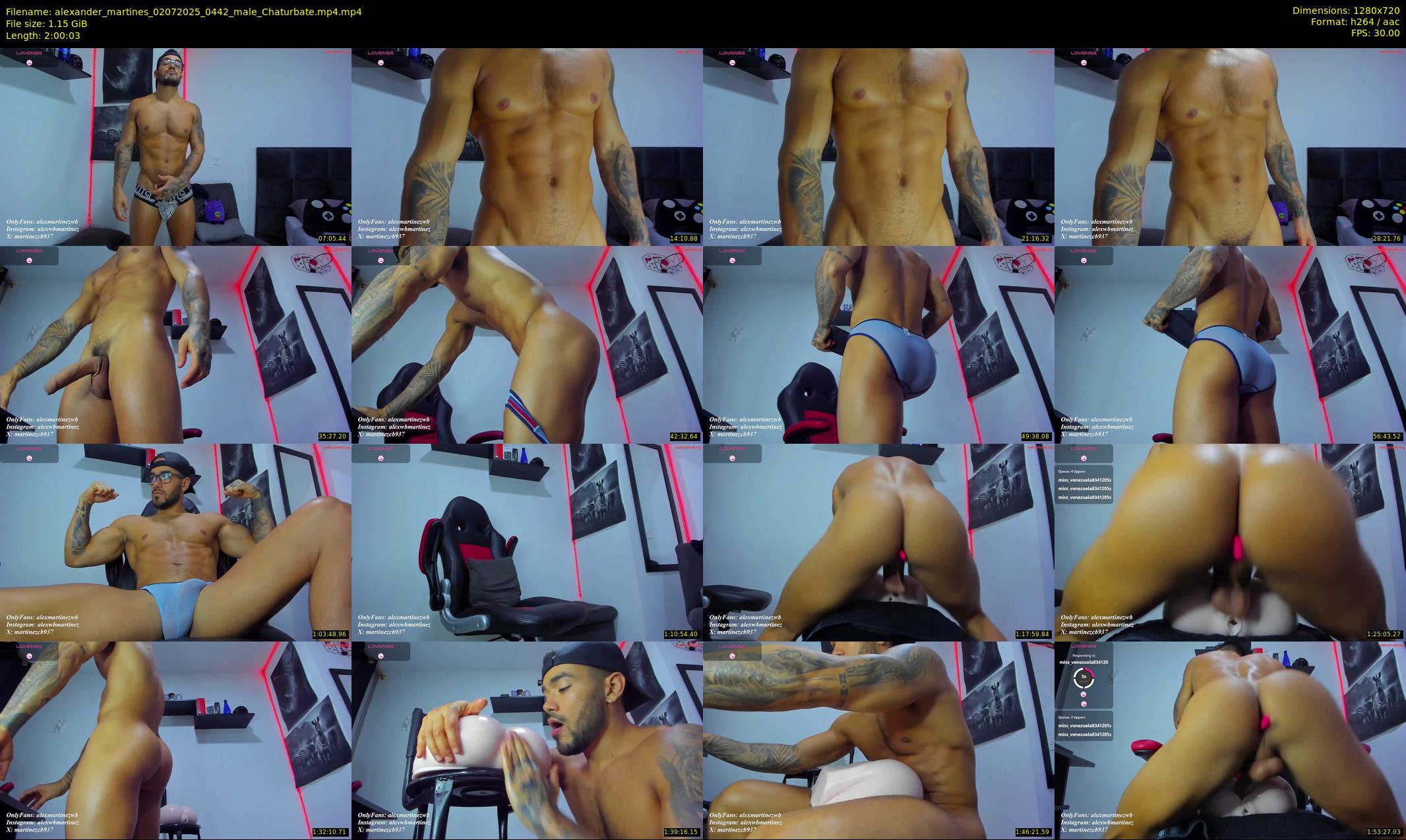 alexander_martines — 121 minute Chaturbate male cam show recording, 720p, Jul 2, 2025