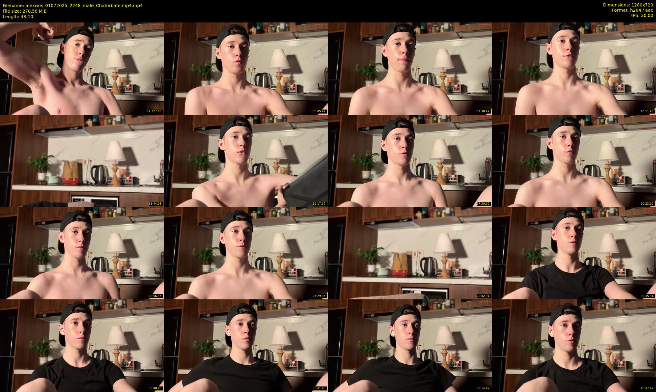 alexwos — 44 minute Chaturbate male cam show recording, 720p, Jul 1, 2025