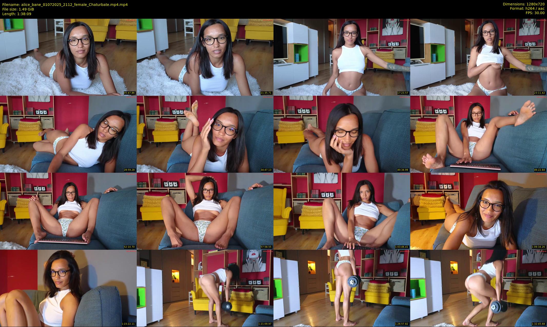 alice_bane — 99 minute Chaturbate female cam show recording, 720p, Jul 1, 2025