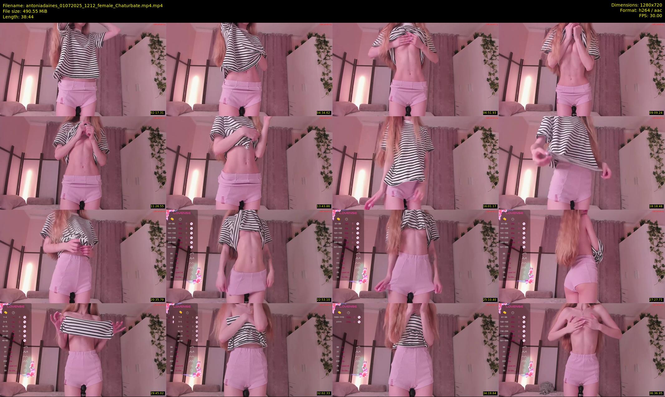 antoniadaines — 39 minute Chaturbate female cam show recording, 720p, Jul 1, 2025