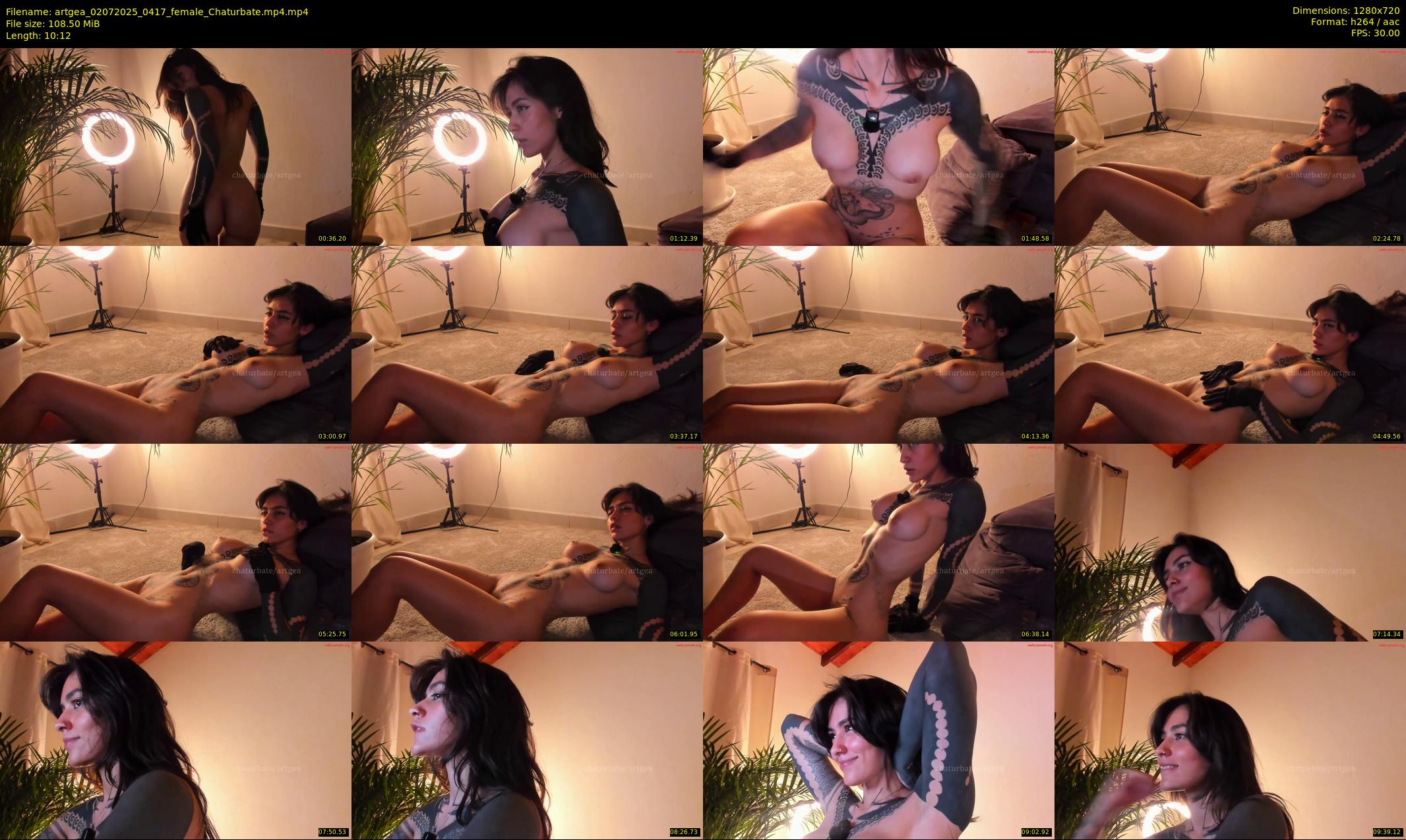 artgea — 11 minute Chaturbate female cam show recording, 720p, Jul 2, 2025