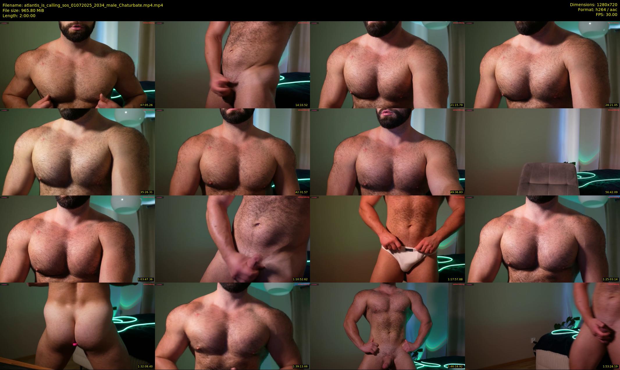 atlantis_is_calling_sos — 120 minute Chaturbate male cam show recording, 720p, Jul 1, 2025