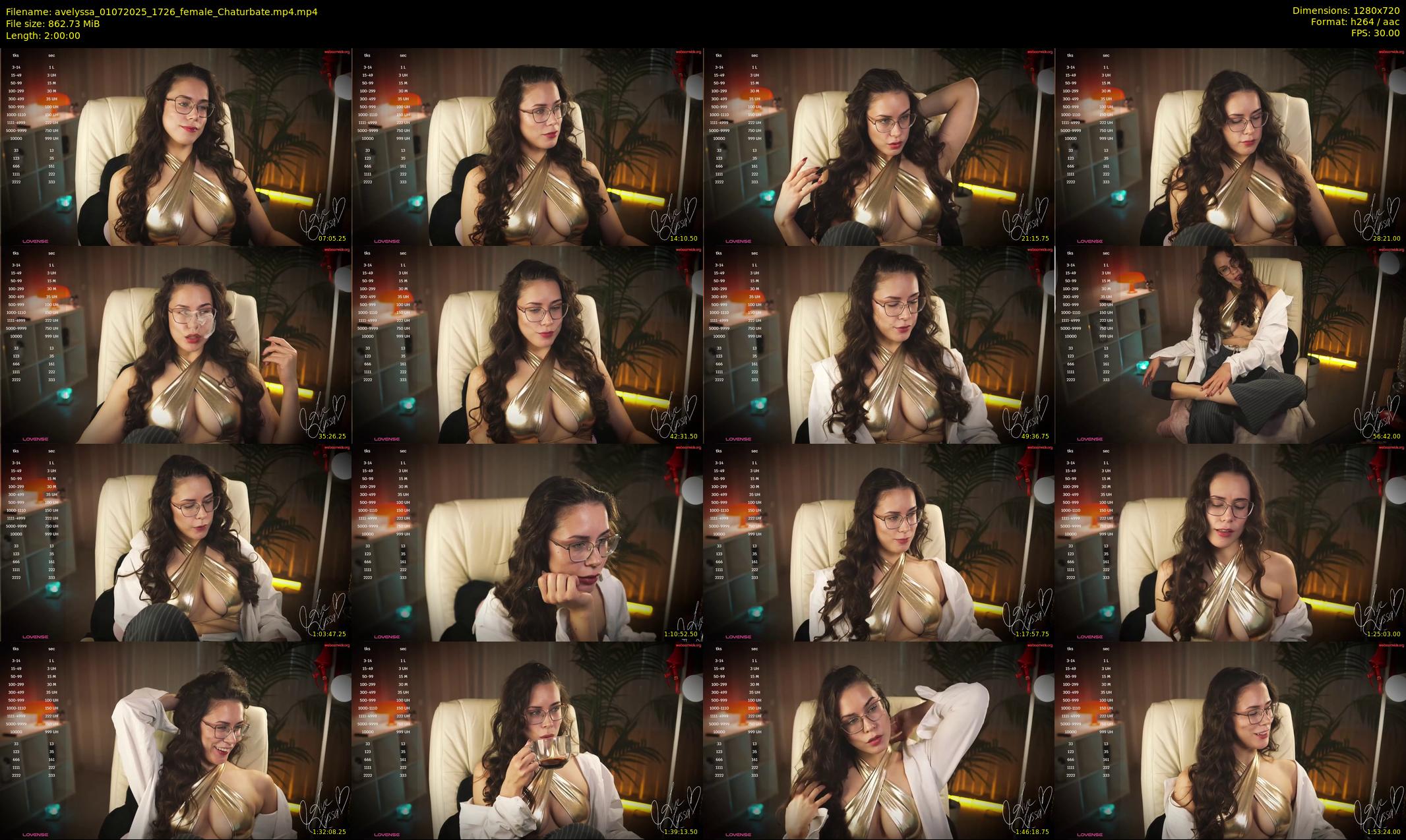 avelyssa — 120 minute Chaturbate female cam show recording, 720p, Jul 1, 2025