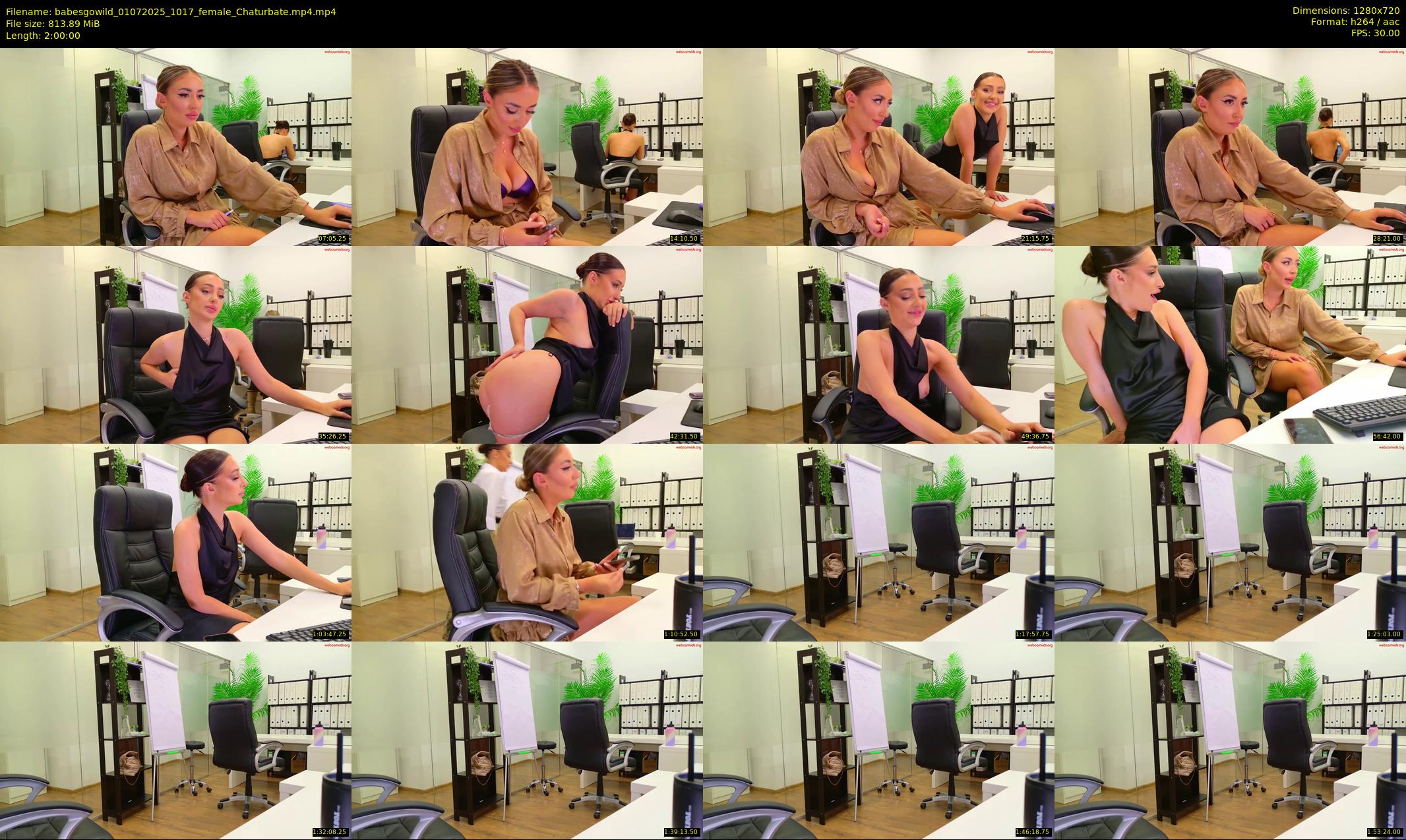 babesgowild — 120 minute Chaturbate couple cam show recording, 720p, Jul 1, 2025
