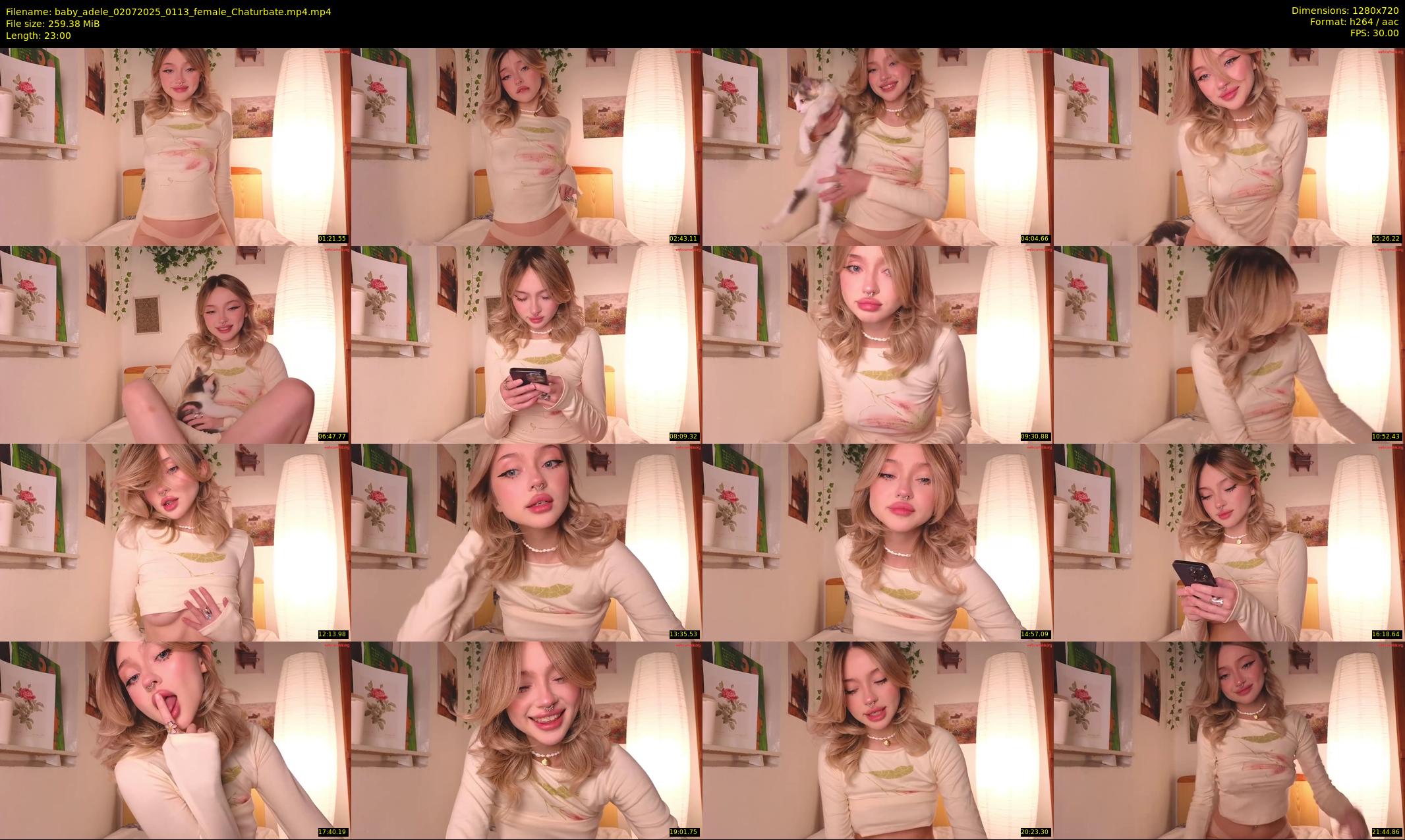 baby_adele — 23 minute Chaturbate female cam show recording, 720p, Jul 2, 2025