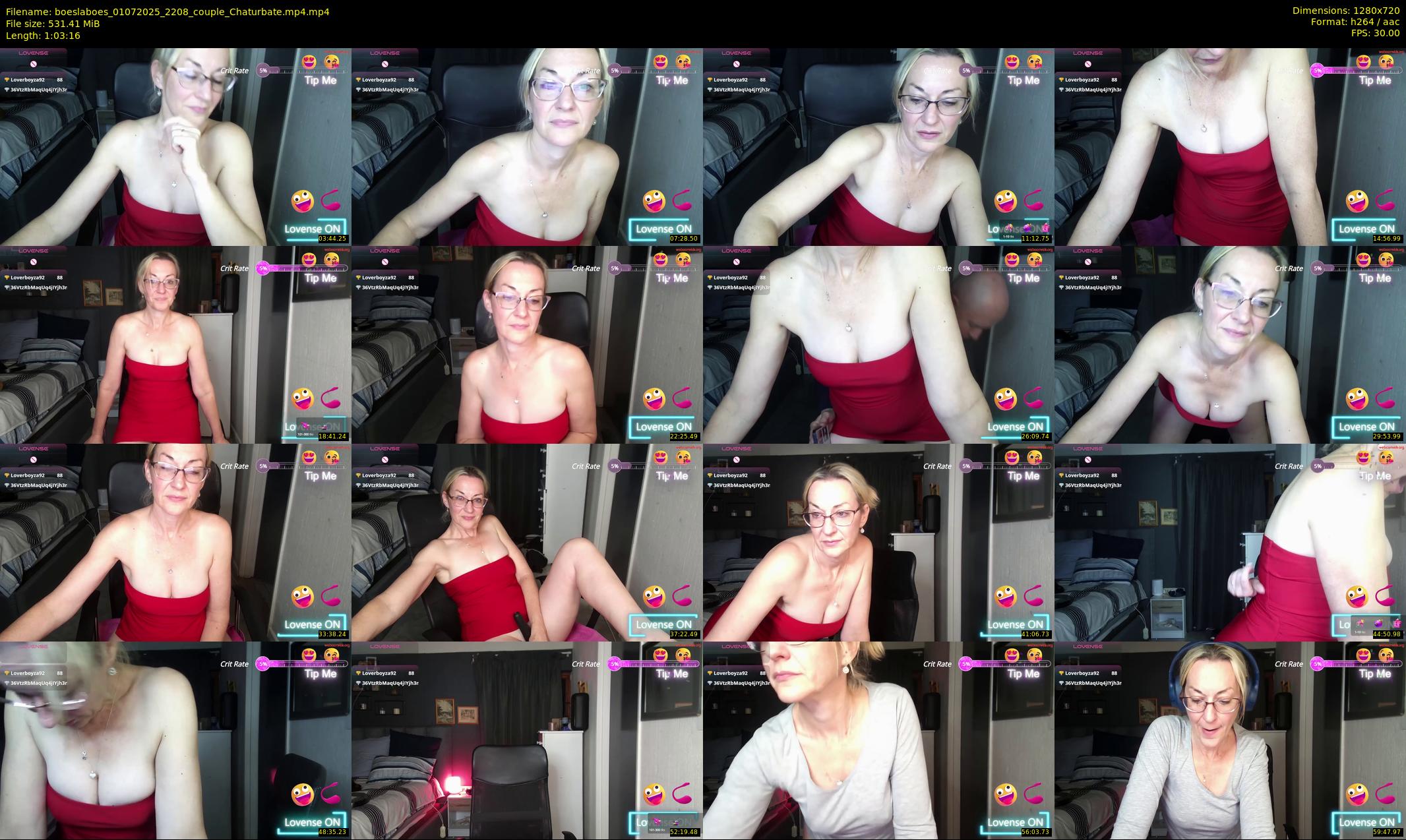 boeslaboes — 64 minute Chaturbate couple cam show recording, 720p, Jul 1, 2025
