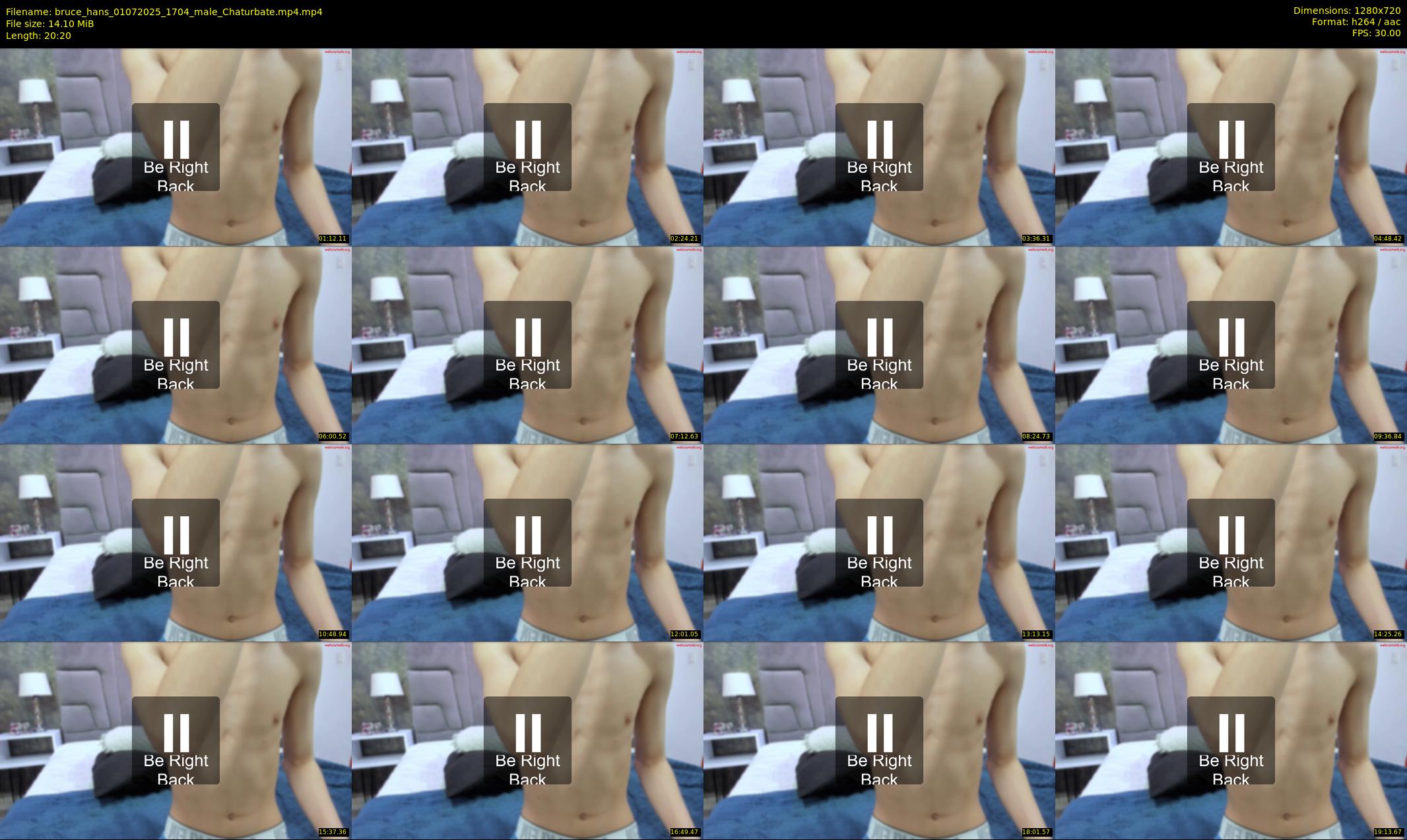 bruce_hans — 21 minute Chaturbate male cam show recording, 720p, Jul 1, 2025