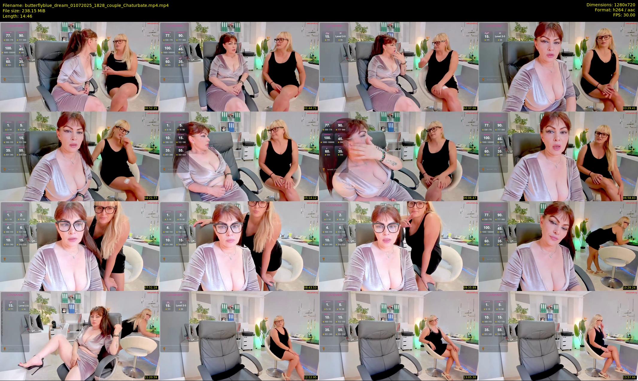 butterflyblue_dream — 15 minute Chaturbate couple cam show recording, 720p, Jul 1, 2025