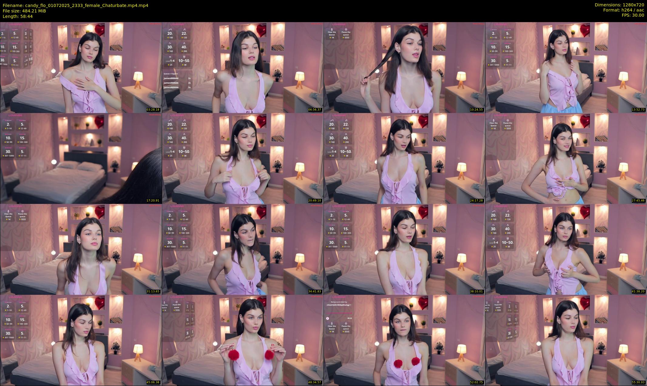 candy_flo — 59 minute Chaturbate female cam show recording, 720p, Jul 1, 2025