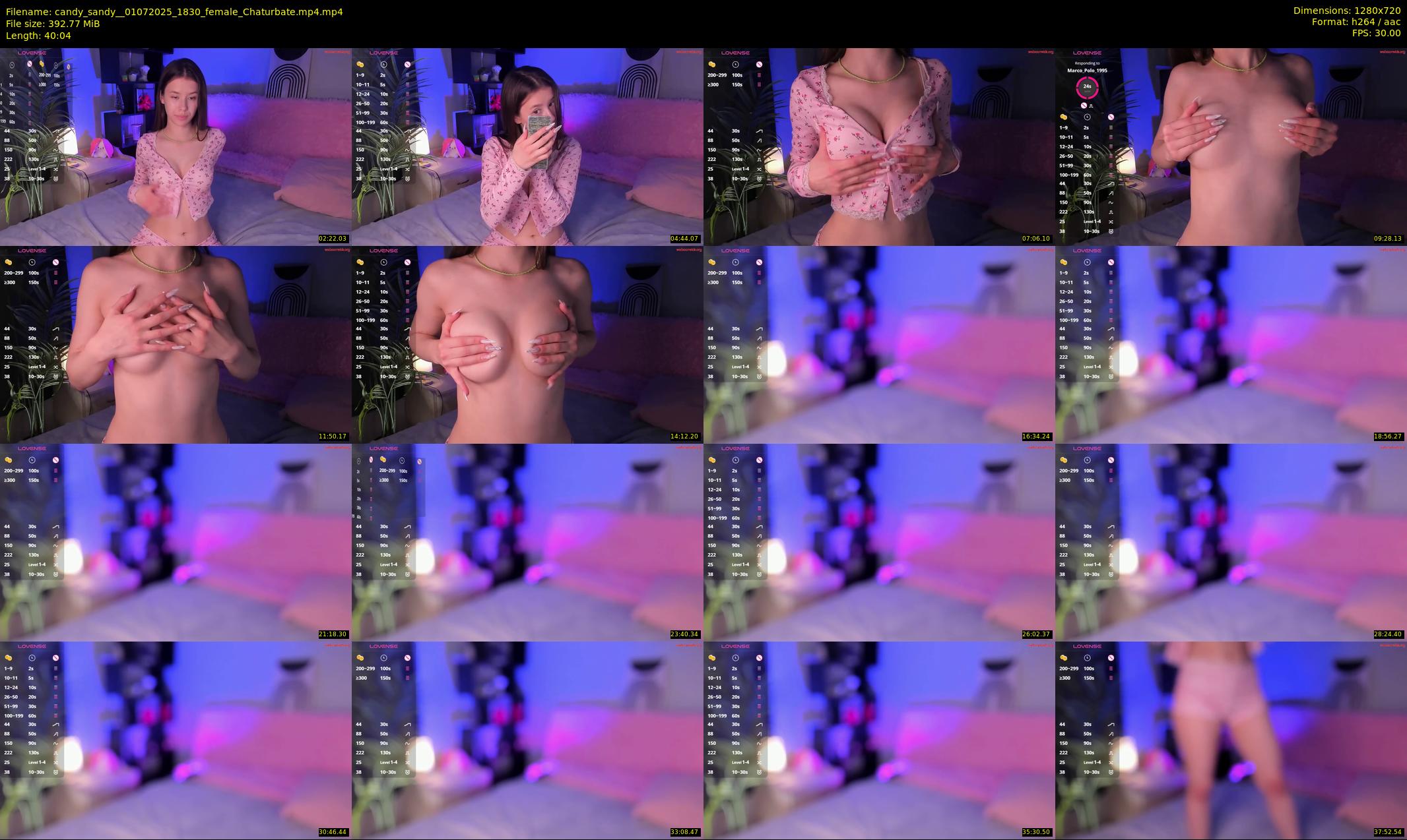candy_sandy_ — 41 minute Chaturbate female cam show recording, 720p, Jul 1, 2025