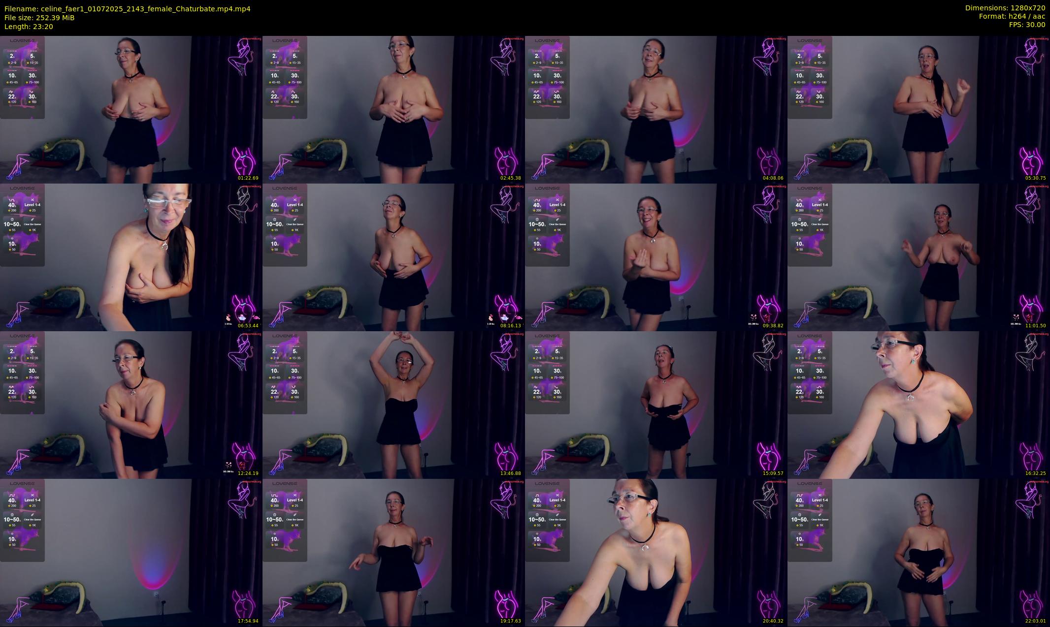 celine_faer1 — 24 minute Chaturbate female cam show recording, 720p, Jul 1, 2025
